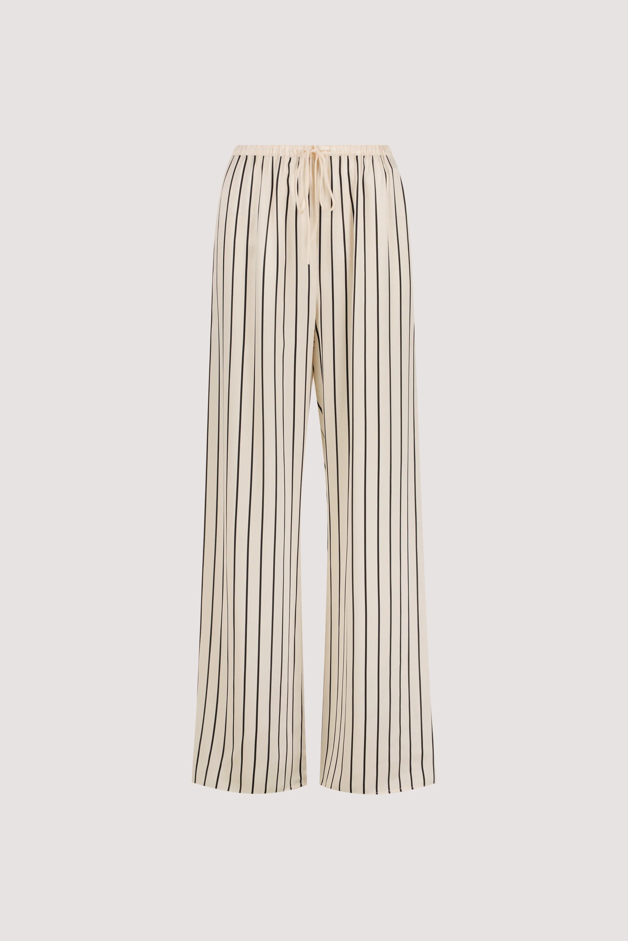 ADRIENNE CREAM STRIPE SILK PANT - Image 5