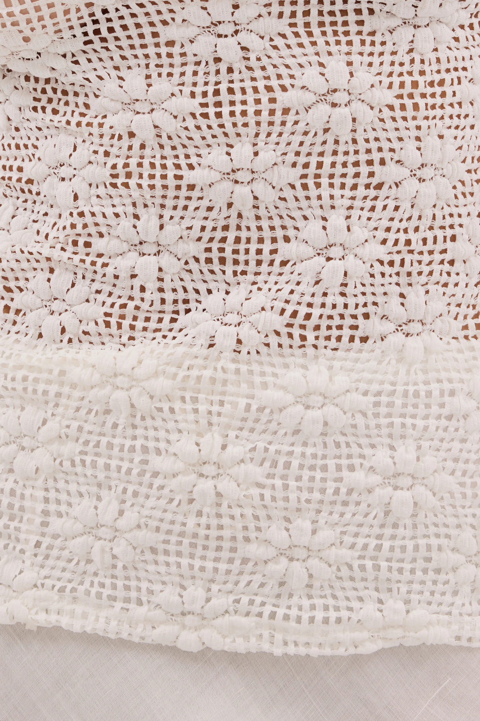 AGNES WHITE CROCHET BANDEAU TOP - Image 6