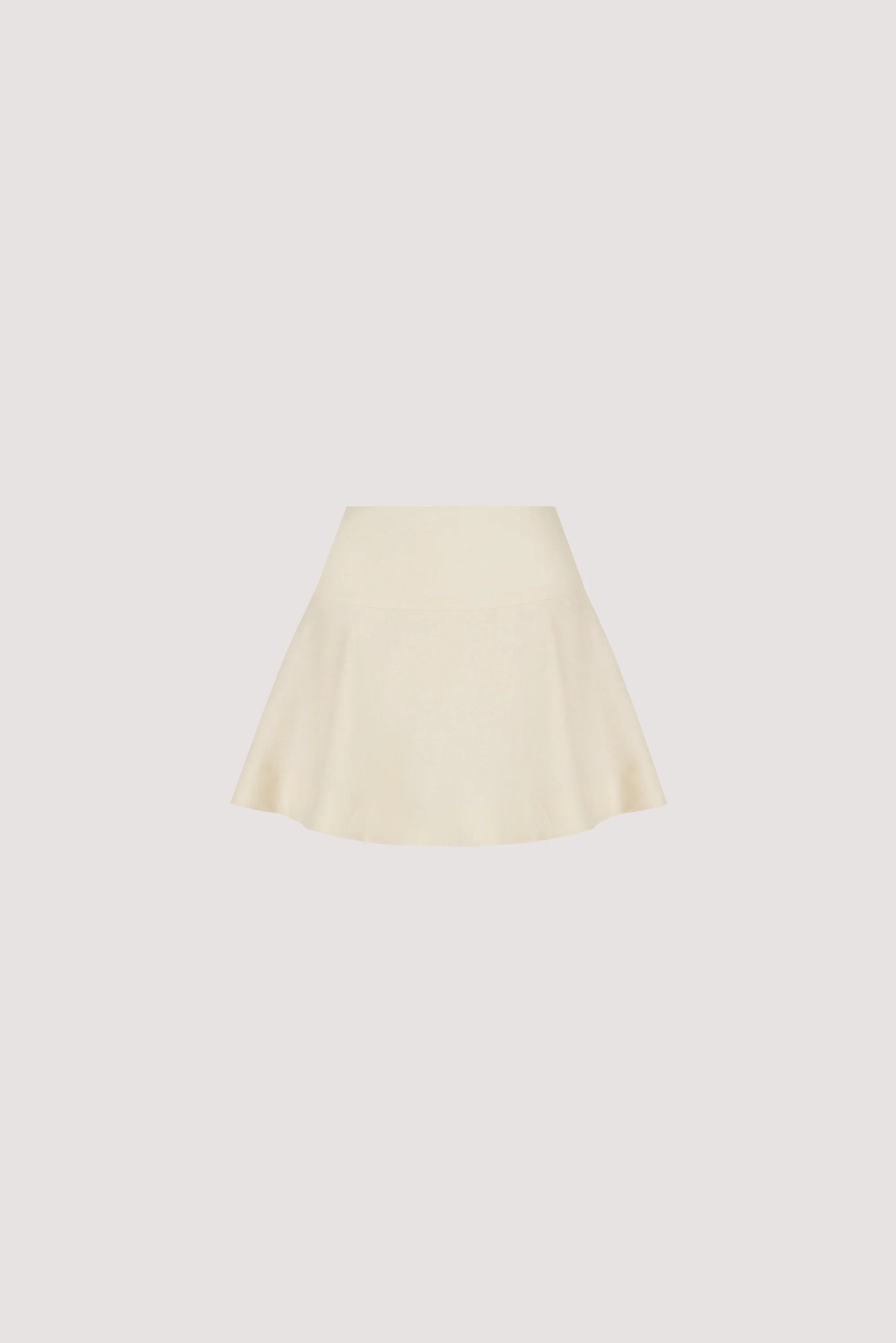 ALEA STRAW LINEN FLOUNCE MINI SKIRT - Image 6