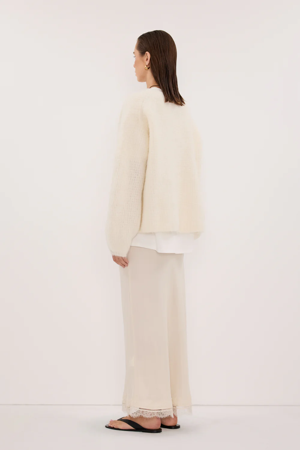 ALYSSA IVORY CREW NECK JUMPER - Image 4