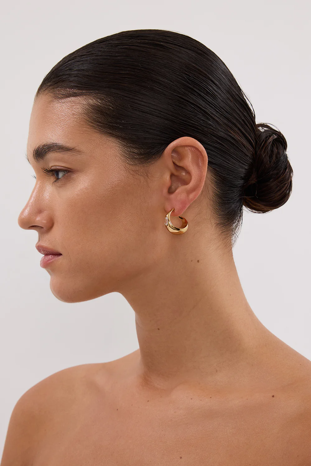 AMBER SCEATS ANSEL EARRING GOLD - Image 4