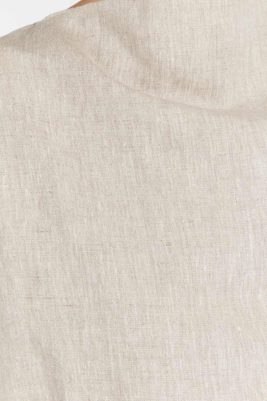 AMY NATURAL LINEN BUBBLE TOP - Image 6