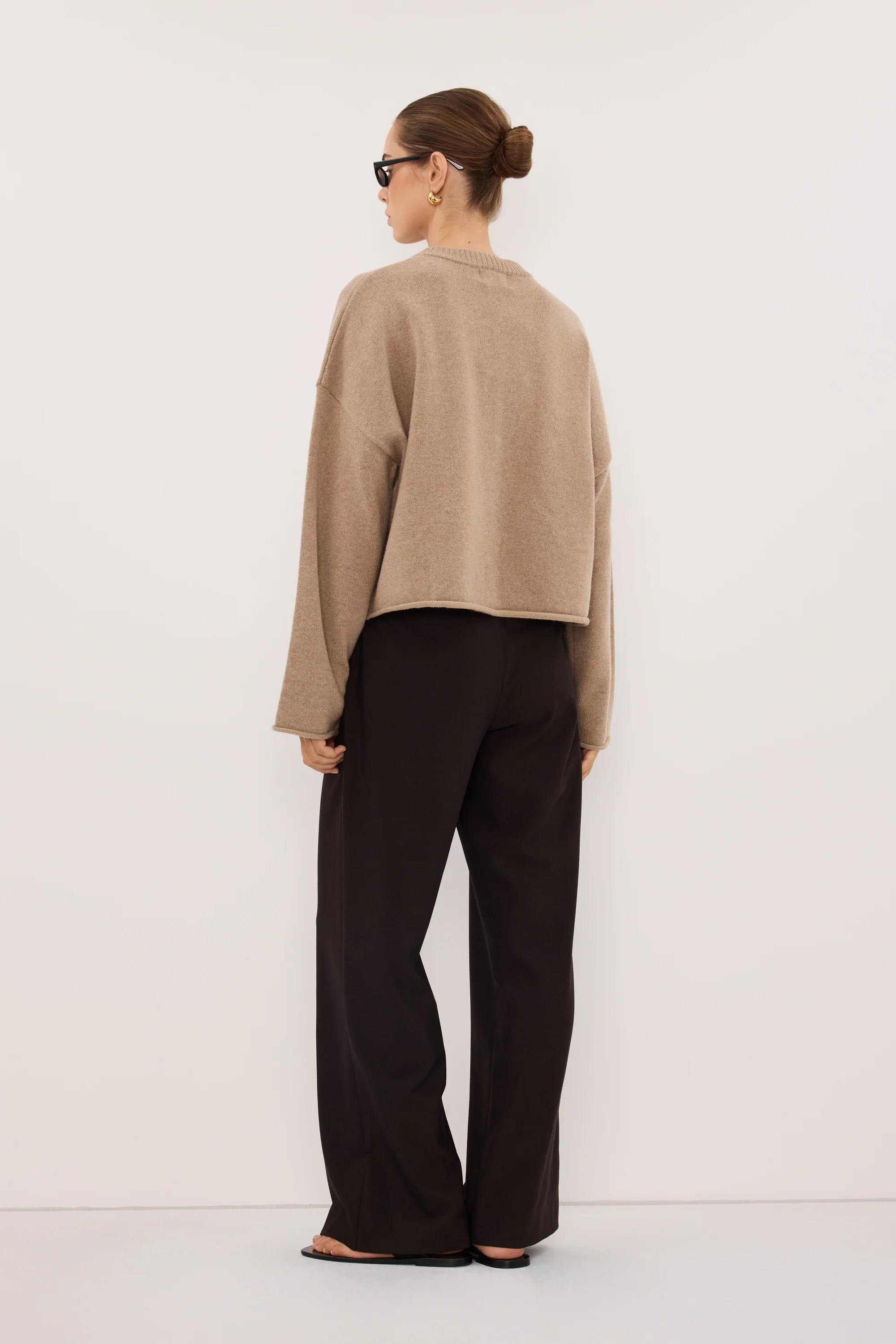 ANDIE OAT SCARF KNIT SWEATER - Image 7
