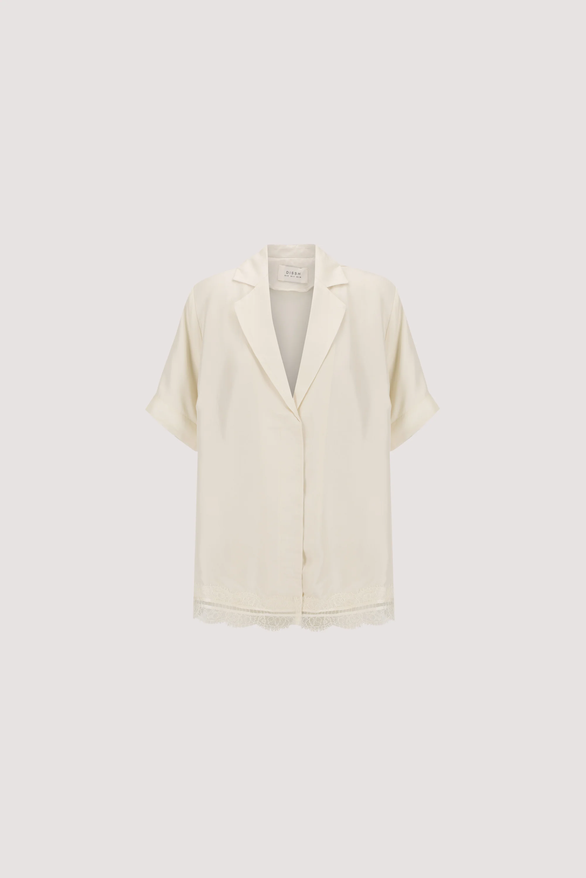 ANDREA SANDSTONE CUPRO LACE SHIRT - Image 6