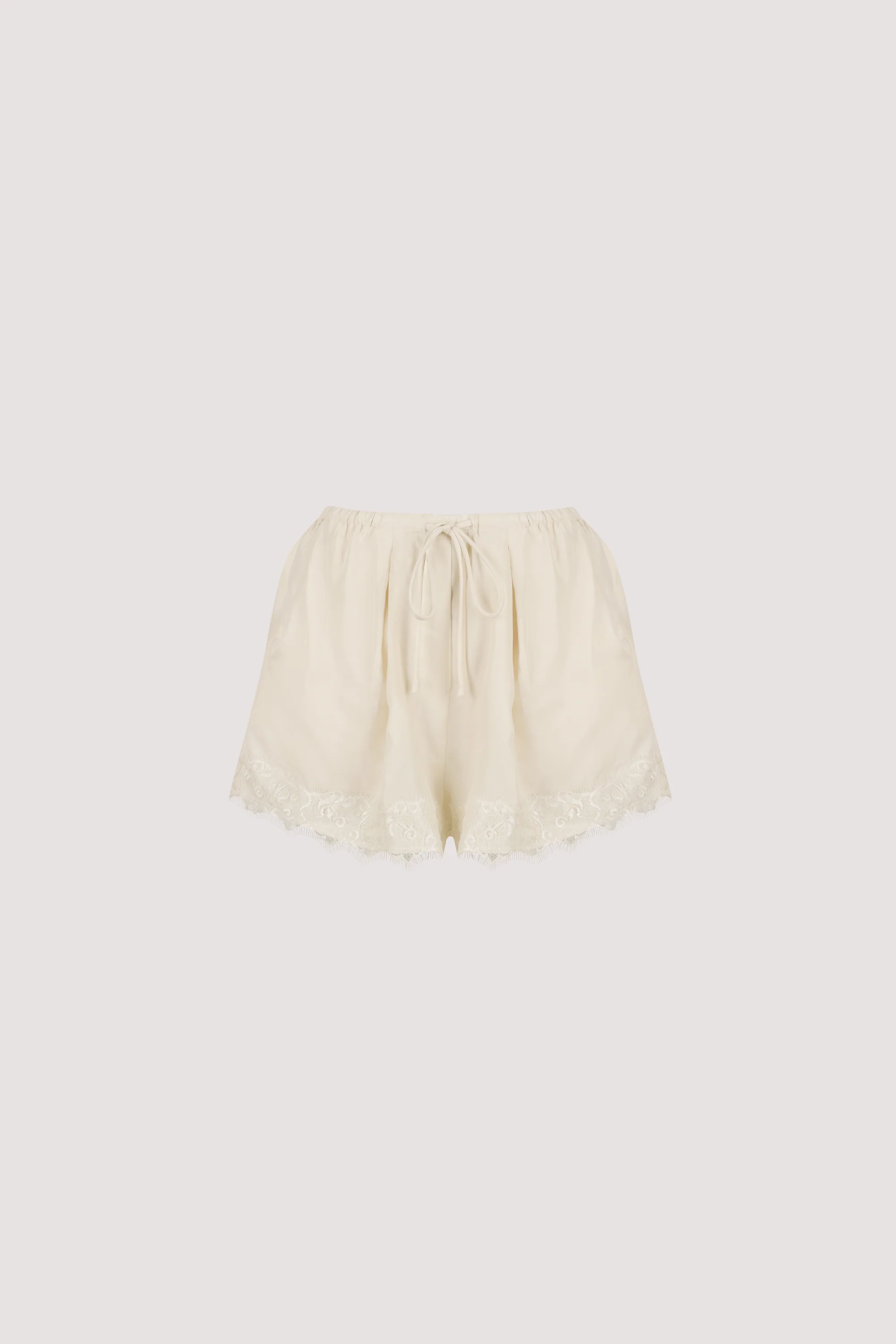 ANDREA SANDSTONE CUPRO LACE SHORT - Image 6