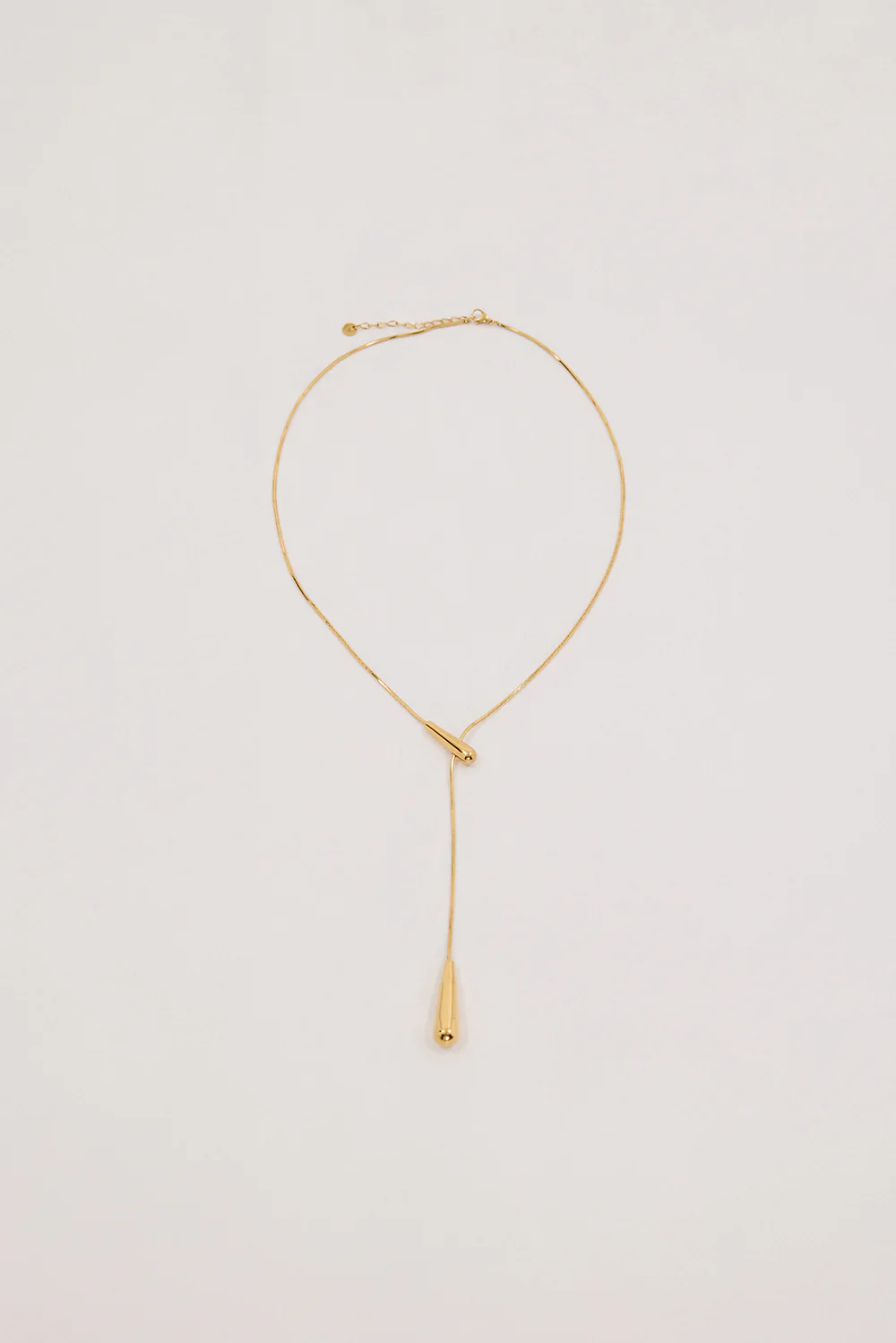 ANNA ROSSI GOLD DROP CHAIN NECKLACE