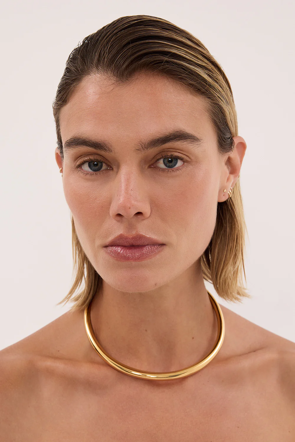 ANNA ROSSI SLIDE ON NECKLACE GOLD - Image 2