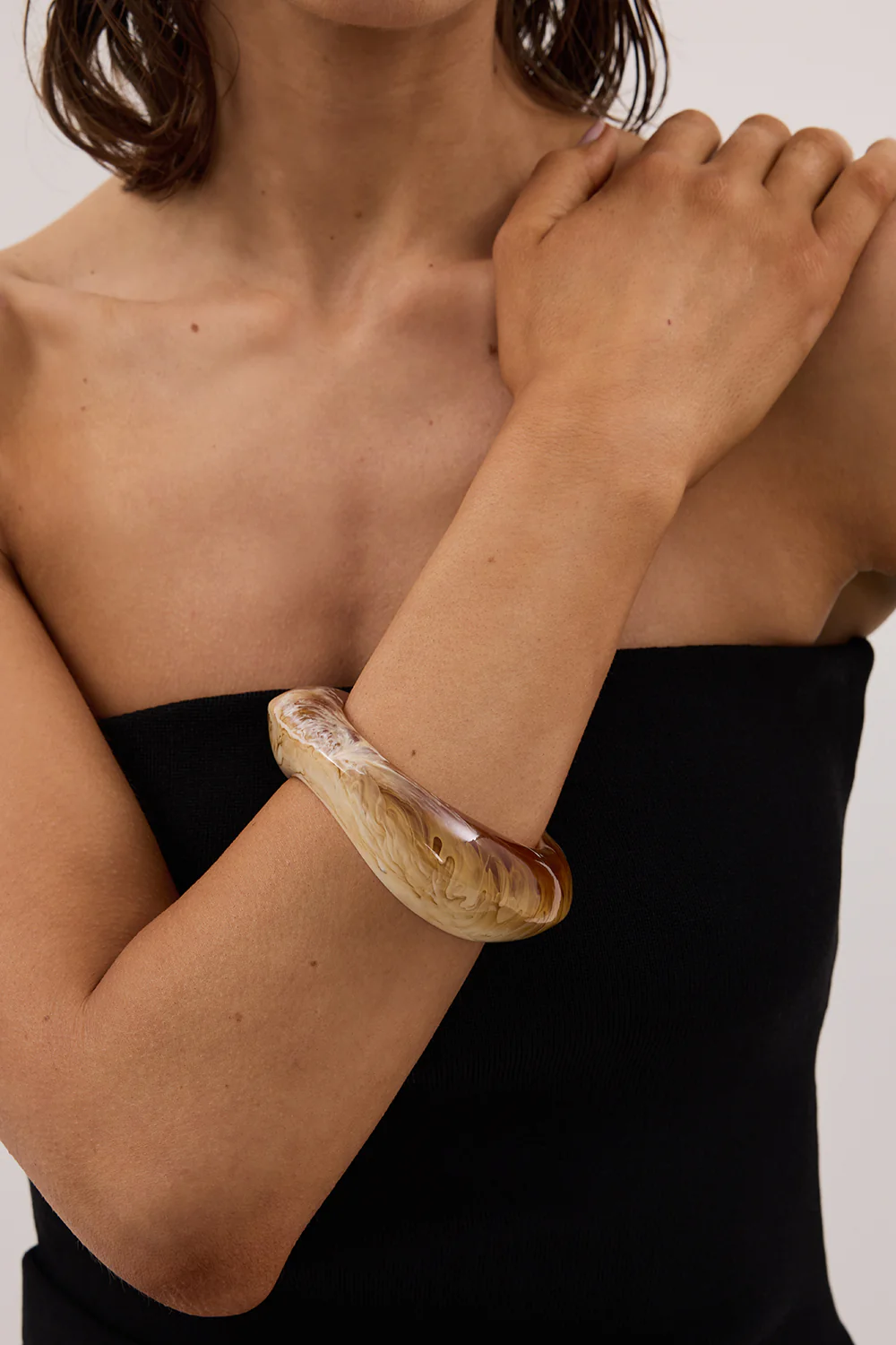 ANNA ROSSI TAKE IT AWAY LATTE BANGLE - Image 3
