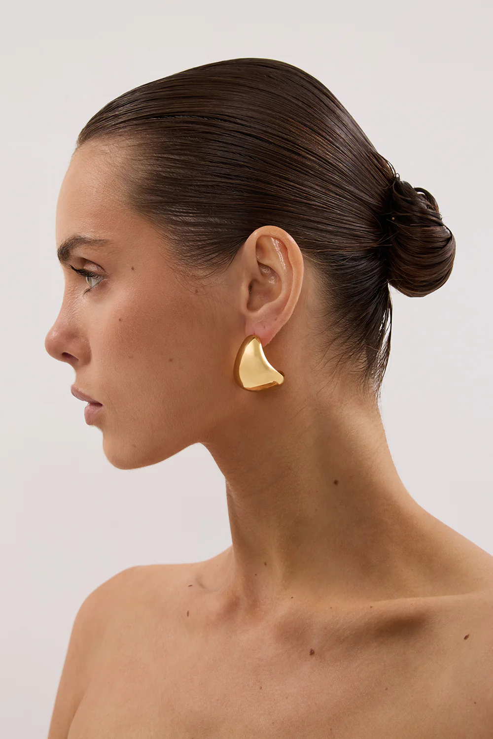 ANNA ROSSI THE ARCH EARRING GOLD - Image 3