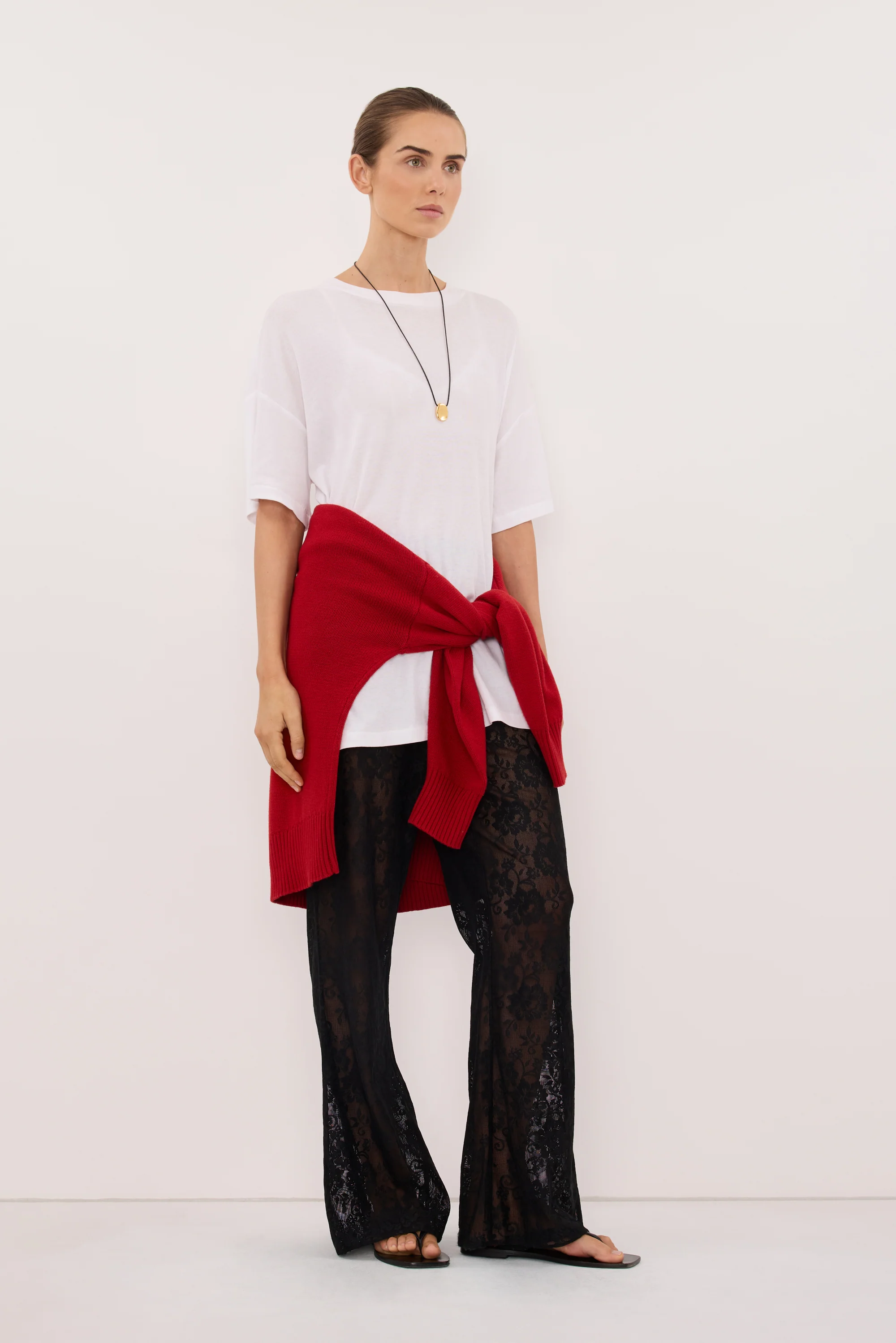 ANYA BLACK LACE PANT - Image 3