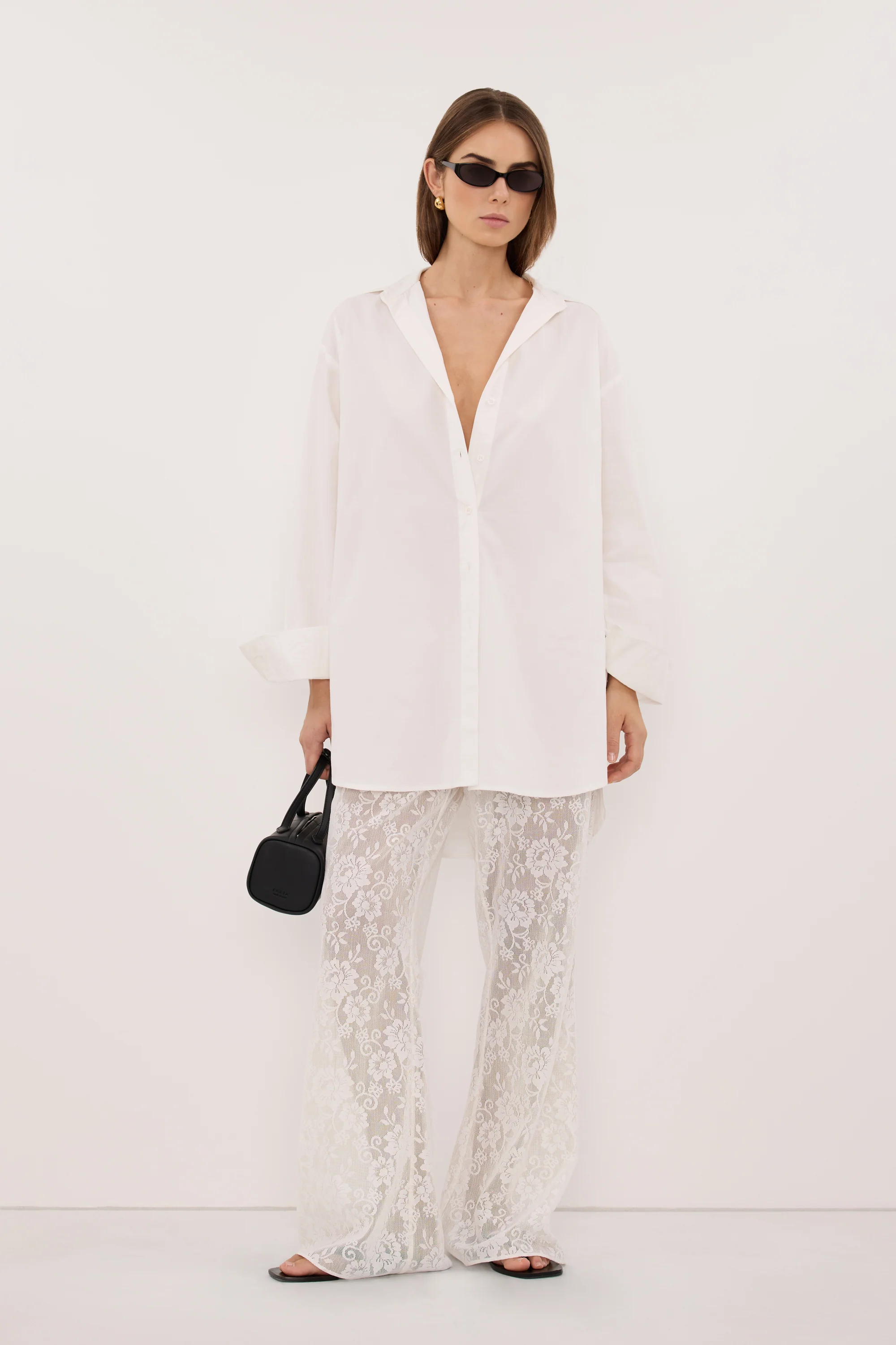 ANYA WHITE LACE PANT - Image 3