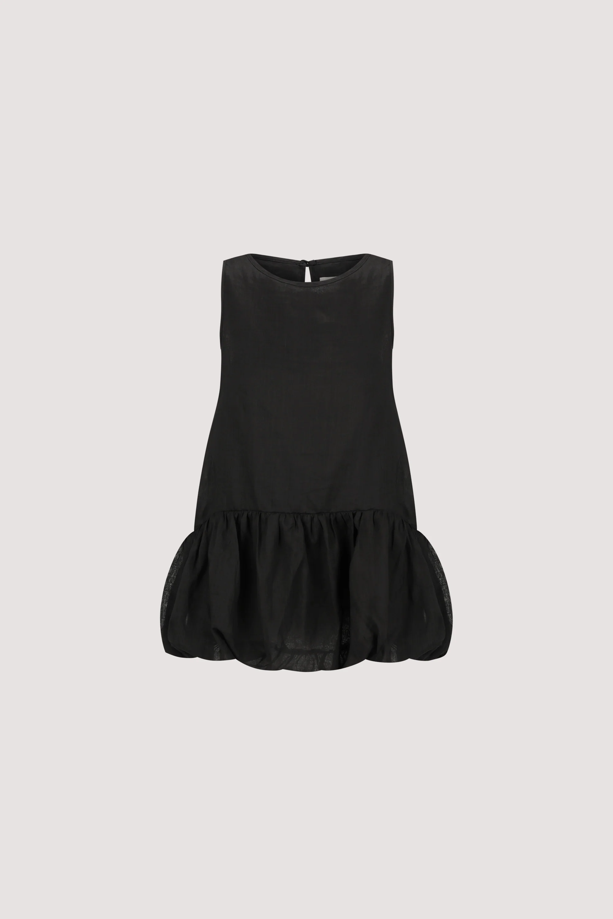 ARLO BLACK RAMIE DROP WAIST TOP - Image 8