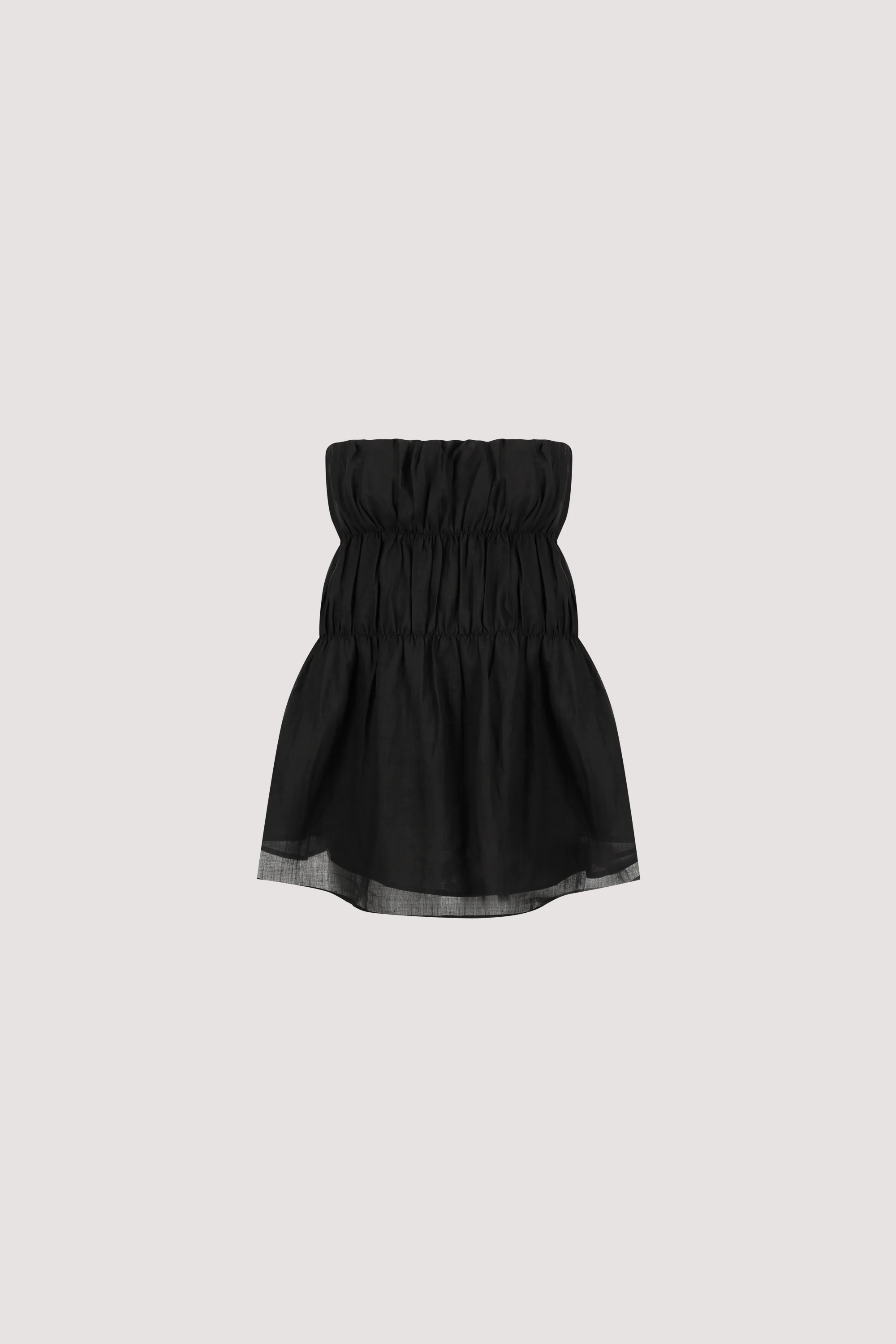 ARTIE BLACK RAMIE STRAPLESS TOP - Image 6