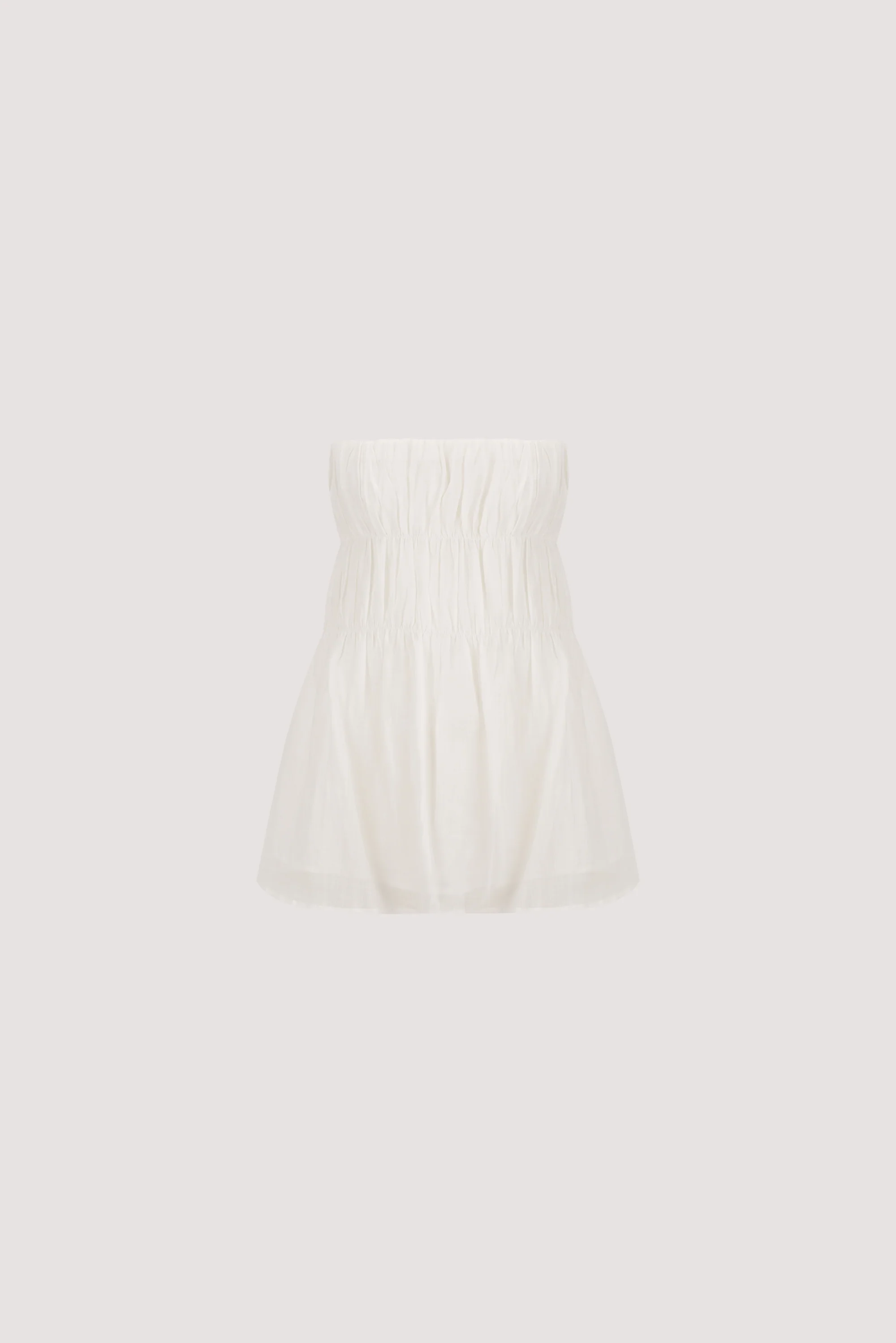 ARTIE WHITE RAMIE STRAPLESS TOP - Image 6