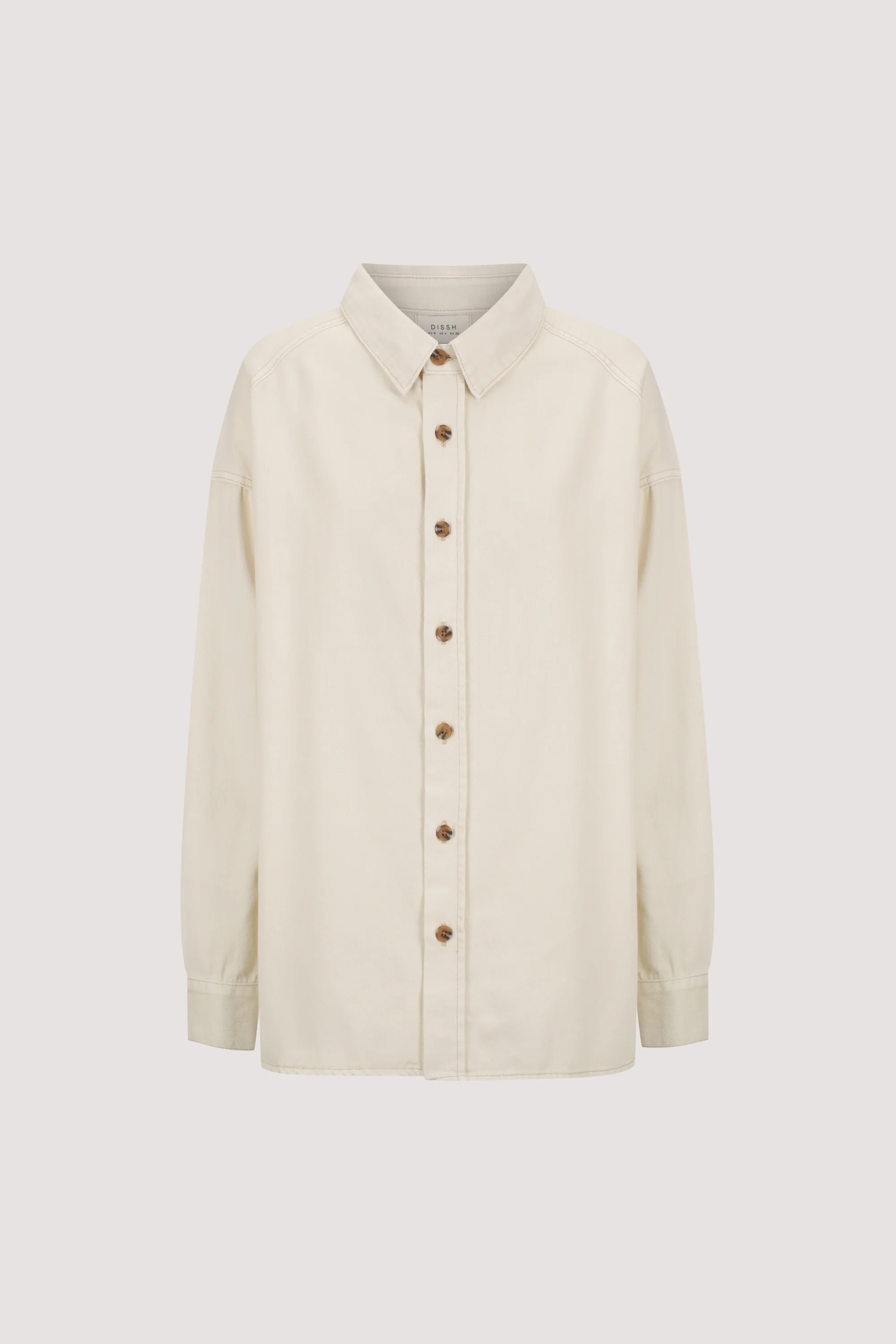 ASHTON NATURAL OVERSIZED DENIM SHIRT - Image 7