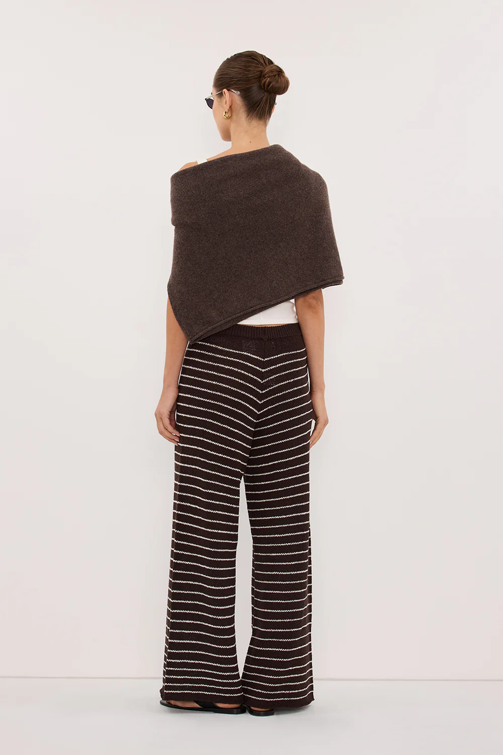 ASPEN CHOC STRIPE KNIT PANT - Image 4