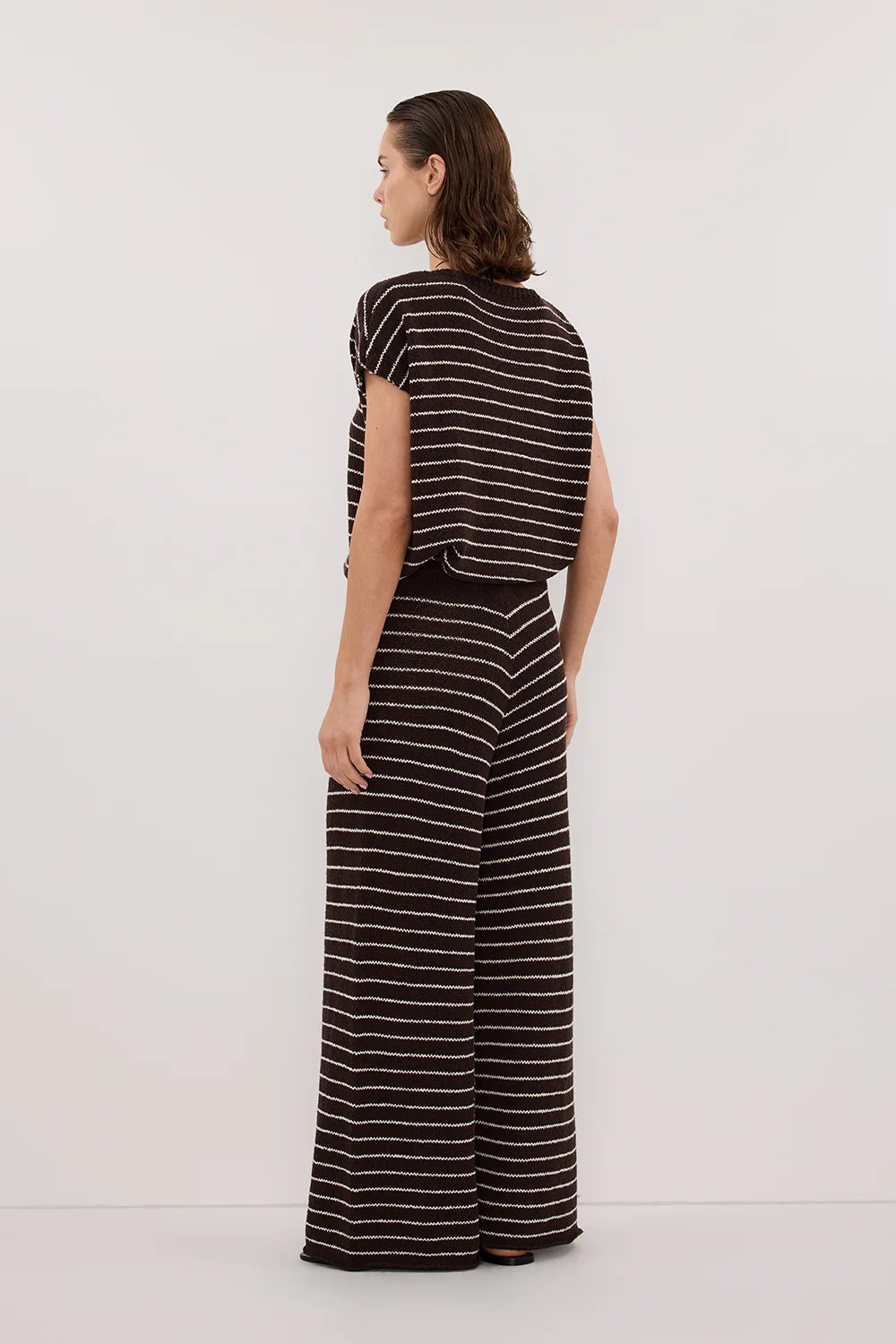 ASPEN CHOC STRIPE KNIT PANT - Image 7