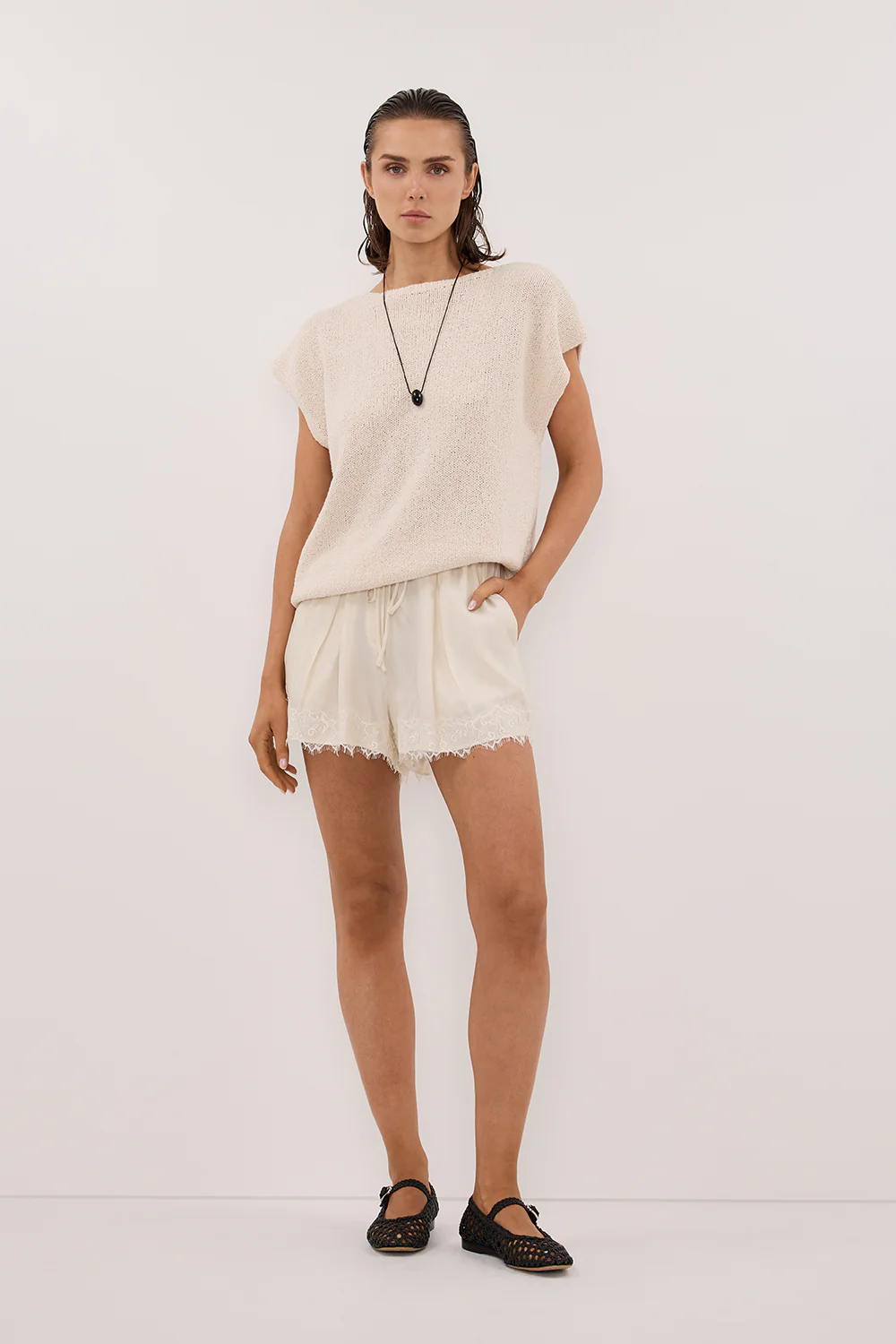 ASPEN SANDSTONE KNIT TOP