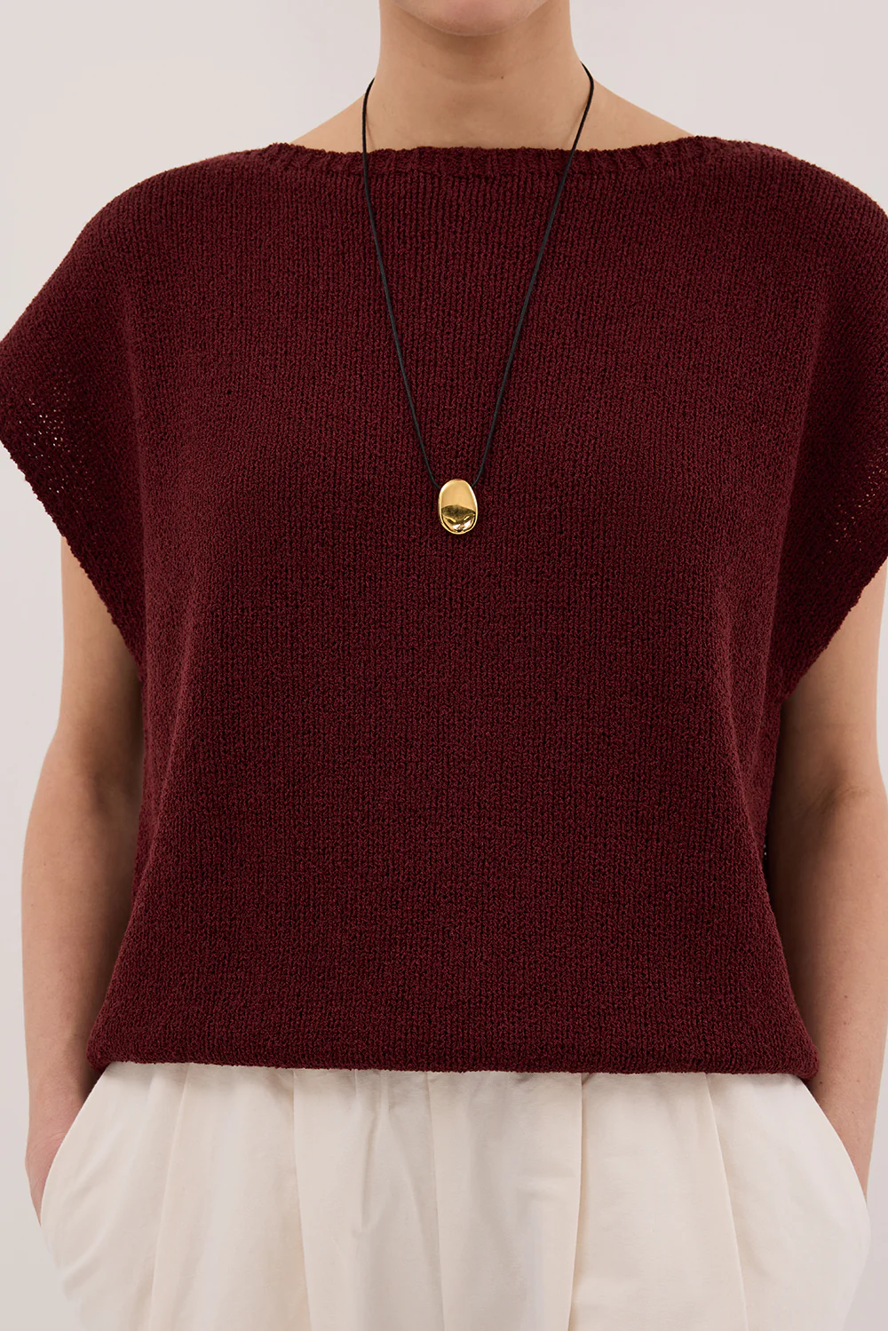 ASPEN SANGRIA KNIT TOP - Image 5