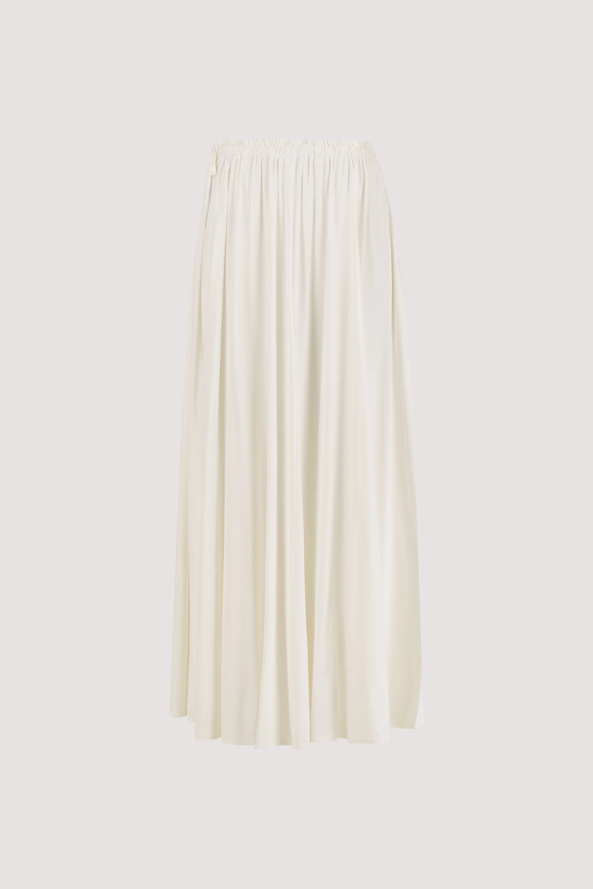 AVA OFF WHITE MODAL BLEND MIDI SKIRT - Image 8