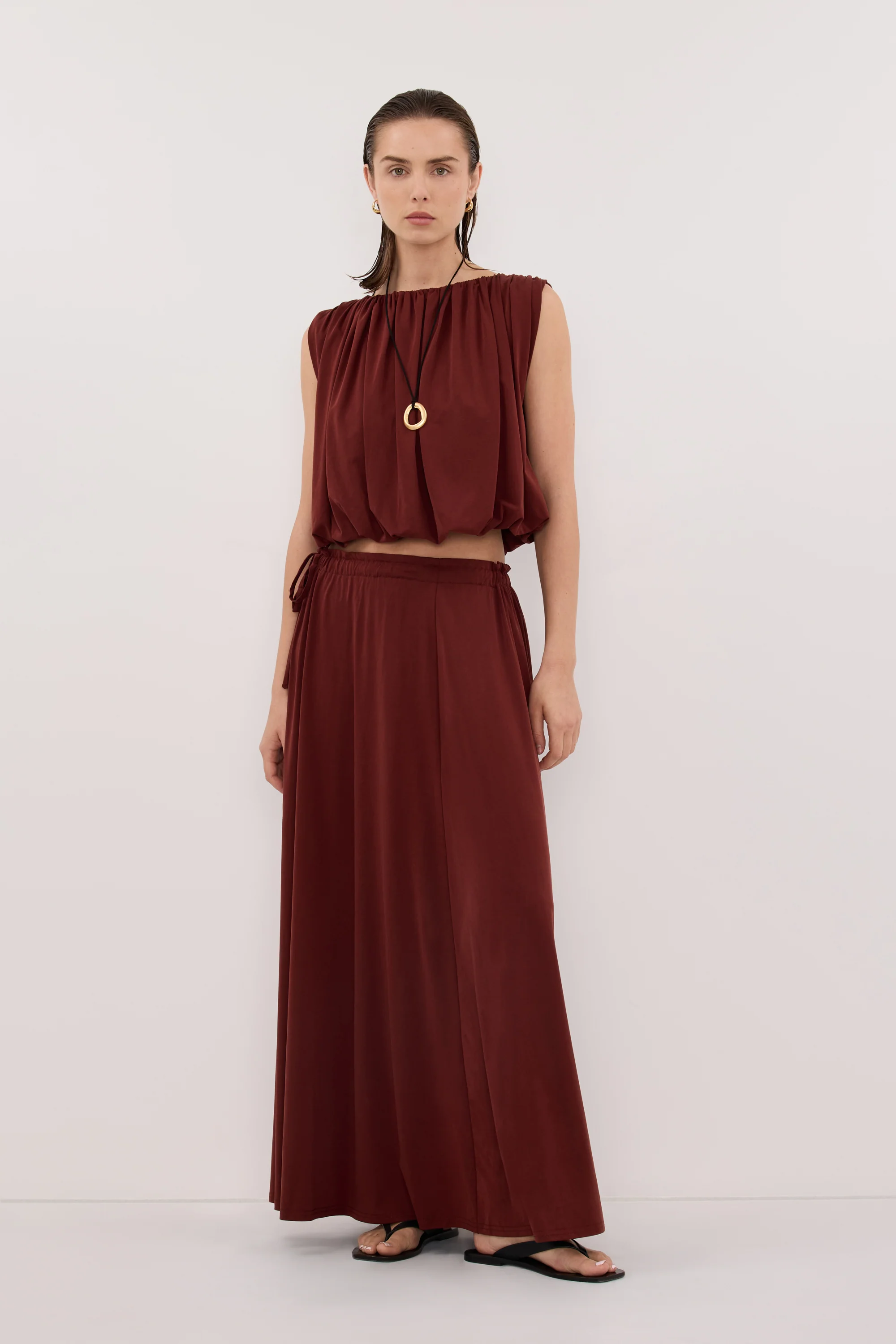 AVA SAHARA SLEEVELESS MODAL BLEND TOP