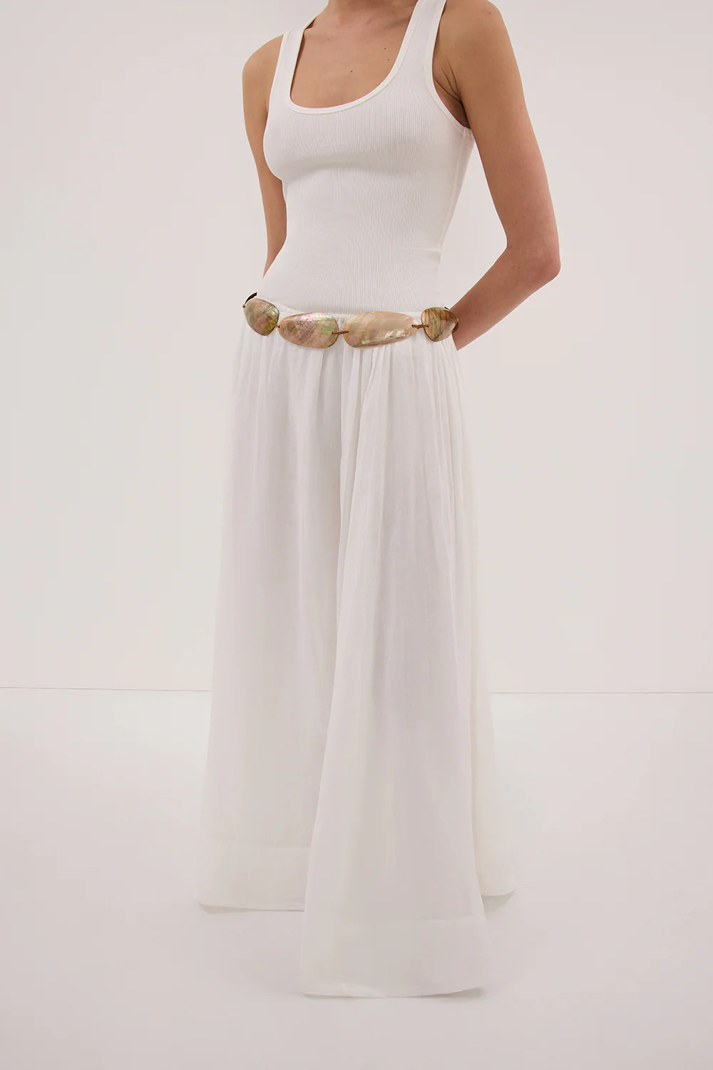 BALI TAILOR LA PAREO IVORY BELT 001 - Image 2