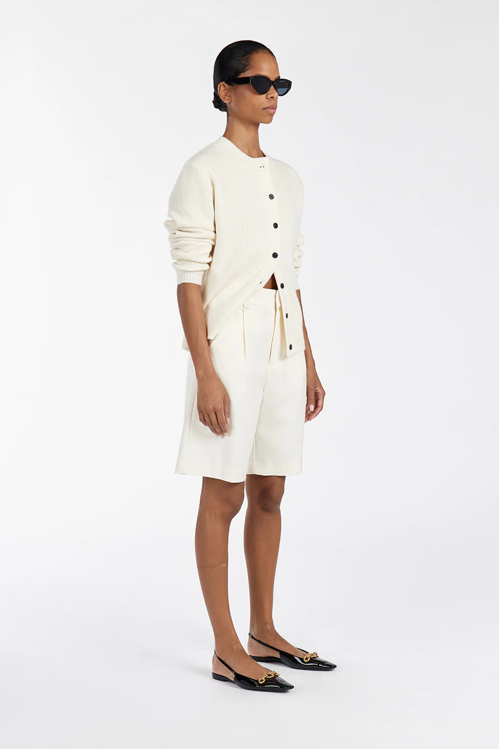 BECKHAM CREAM BERMUDA SHORT - Image 3