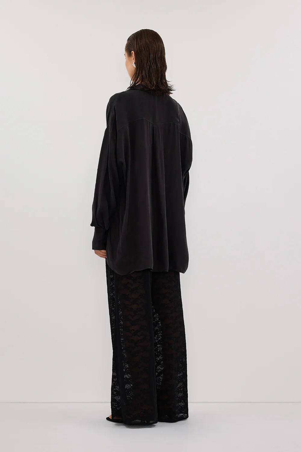 BELLE BLACK LACE PANT - Image 4
