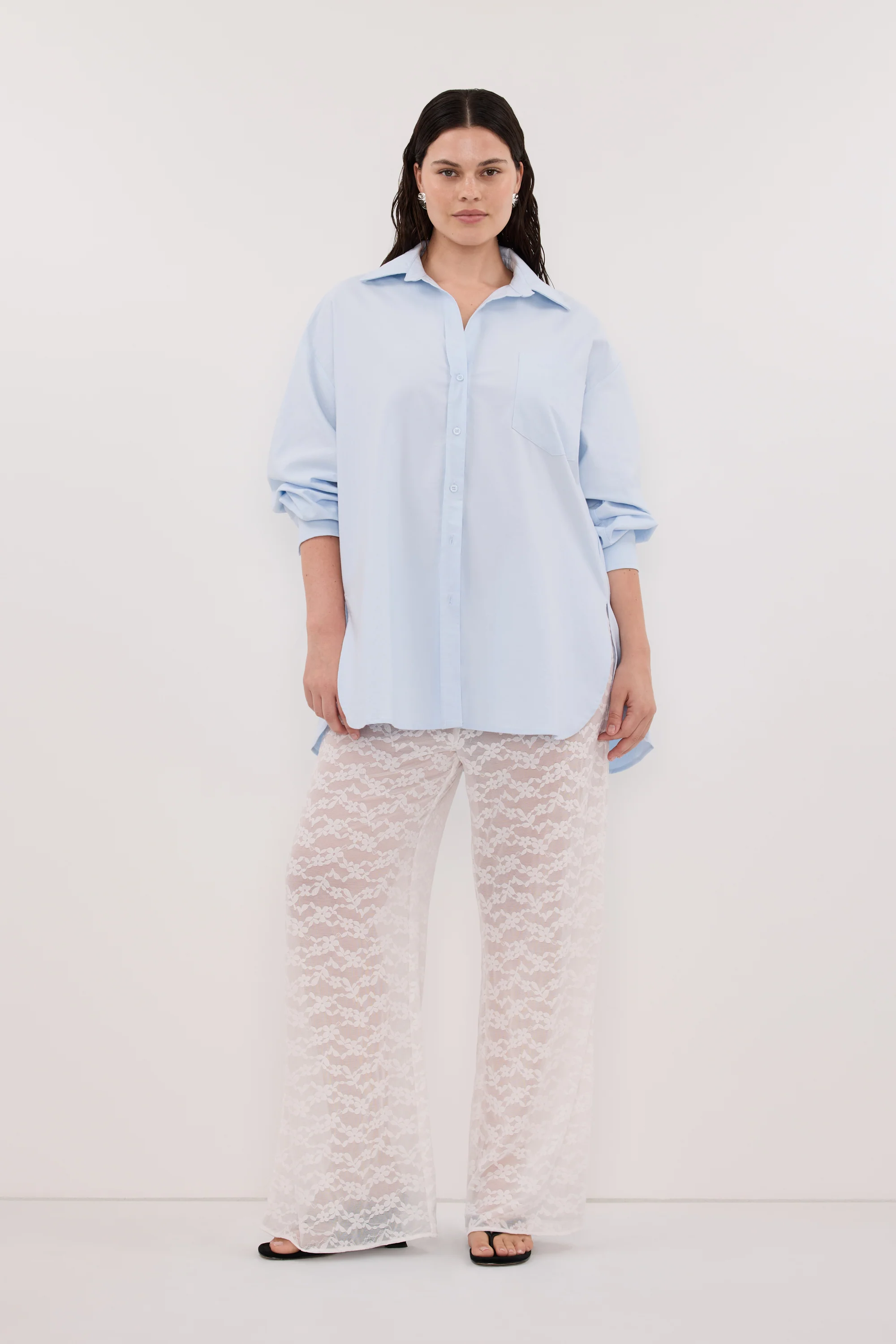 BELLE WHITE LACE PANT - Image 5