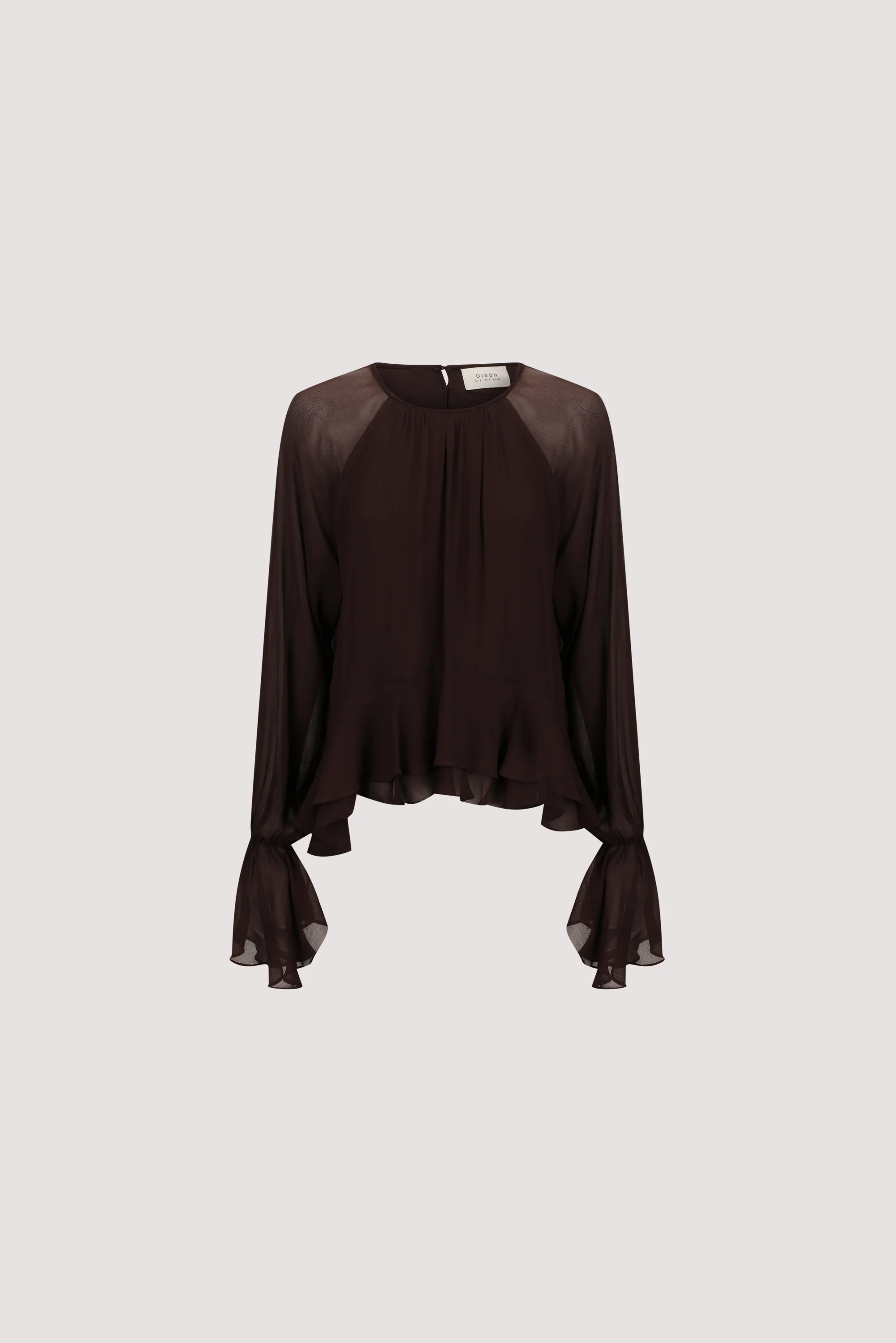 BODHI DARK CHOC LONG SLEEVE TOP - Image 7