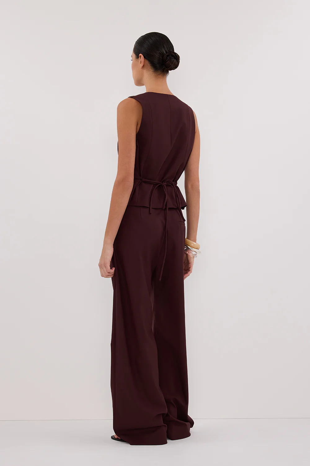 CAMILLA WALNUT ASYM TOP - Image 4