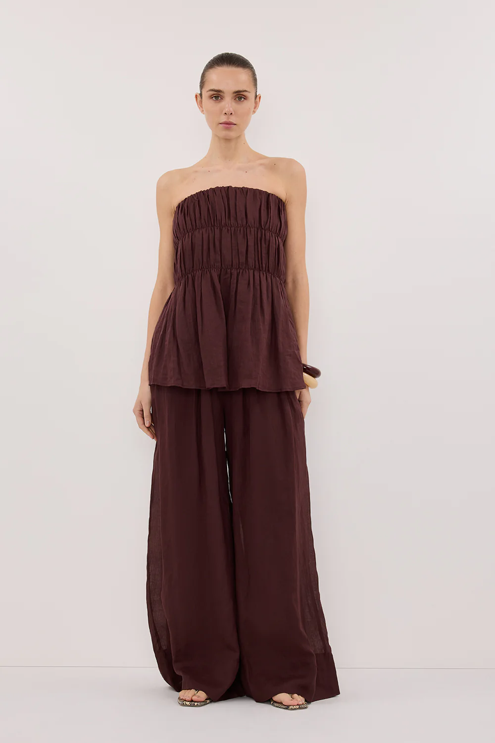 CARMEL WALNUT RAMIE PANT