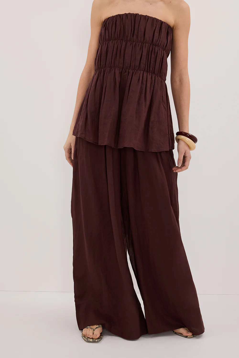CARMEL WALNUT RAMIE PANT - Image 2