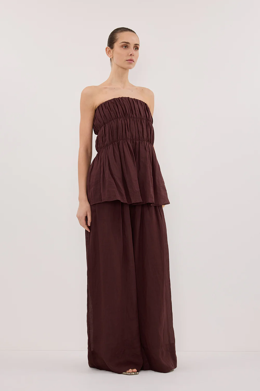 CARMEL WALNUT RAMIE PANT - Image 3