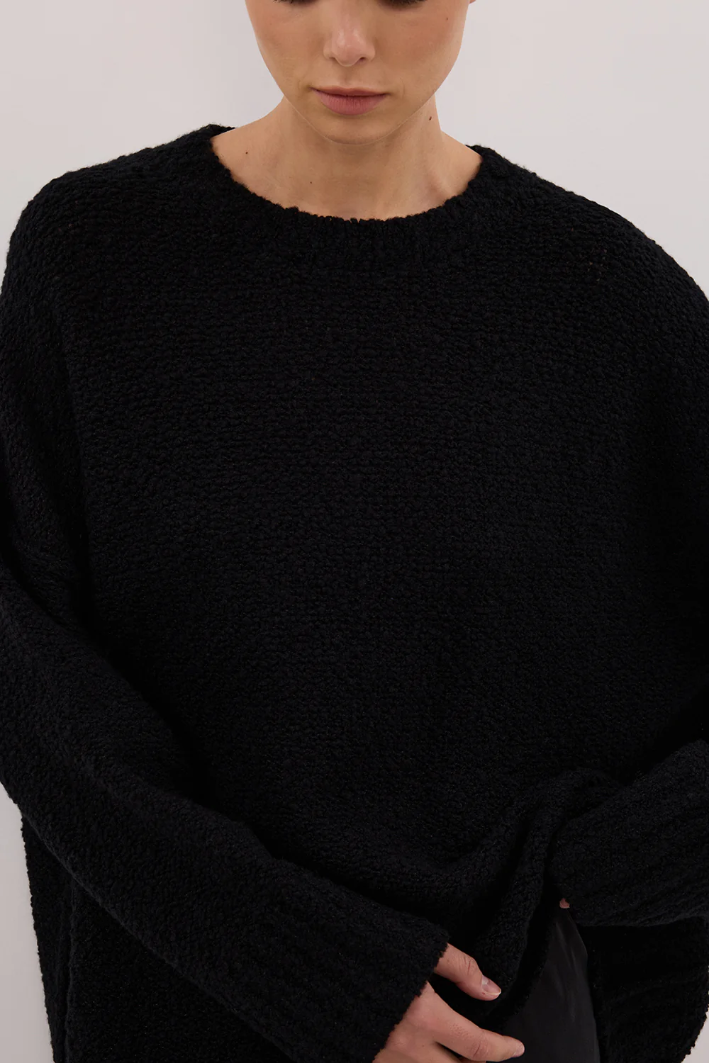 CICI BLACK LONGLINE JUMPER - Image 5