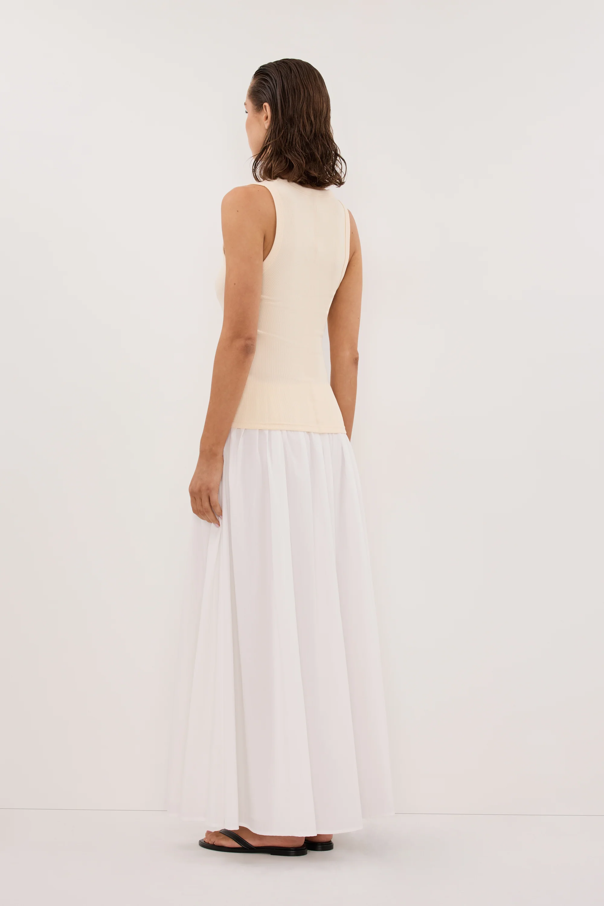 CLARA SANDSTONE SCOOP NECK TANK TOP - Image 4