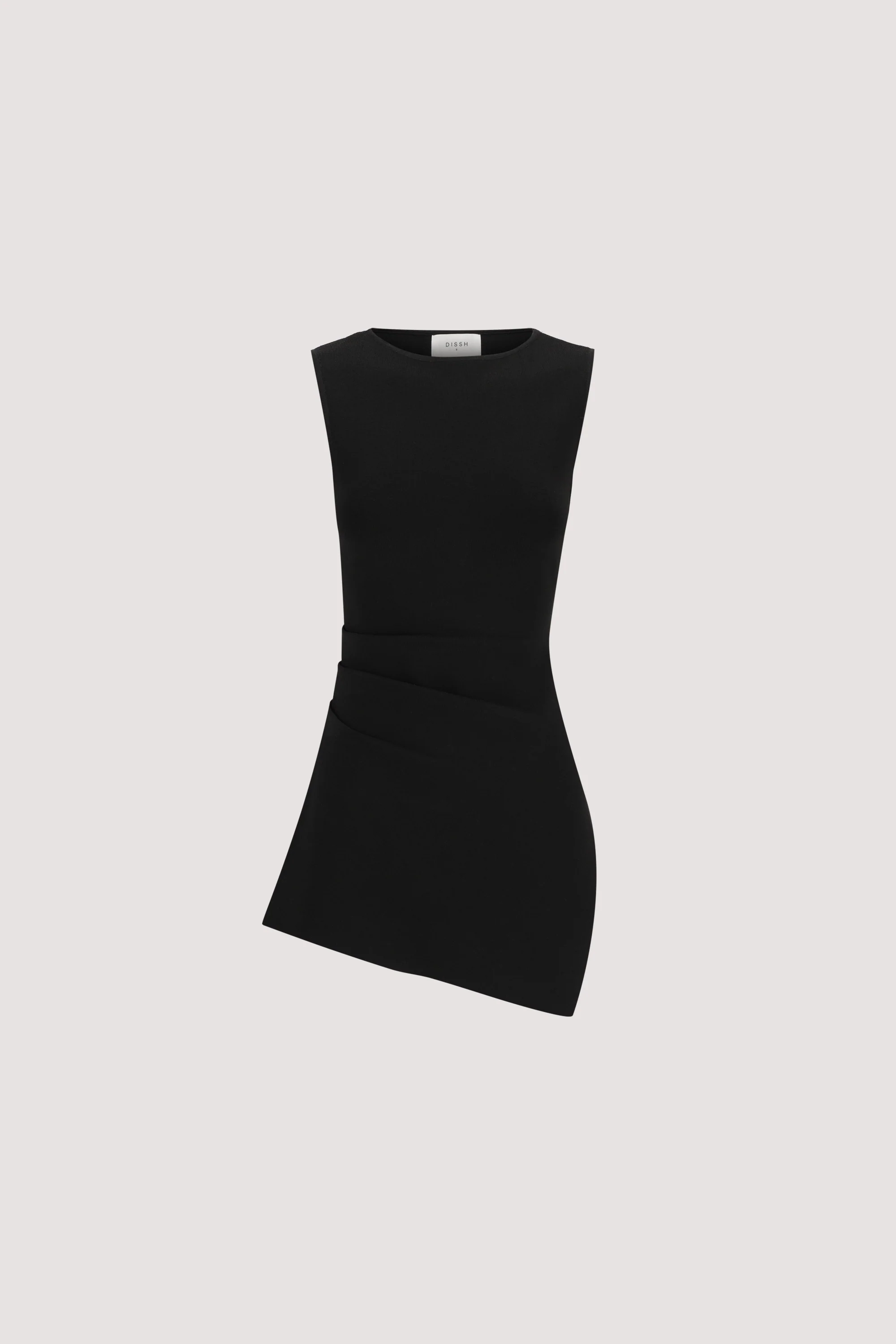 CLEO BLACK SLEEVELESS LONGLINE KNIT TOPĀ - Image 6