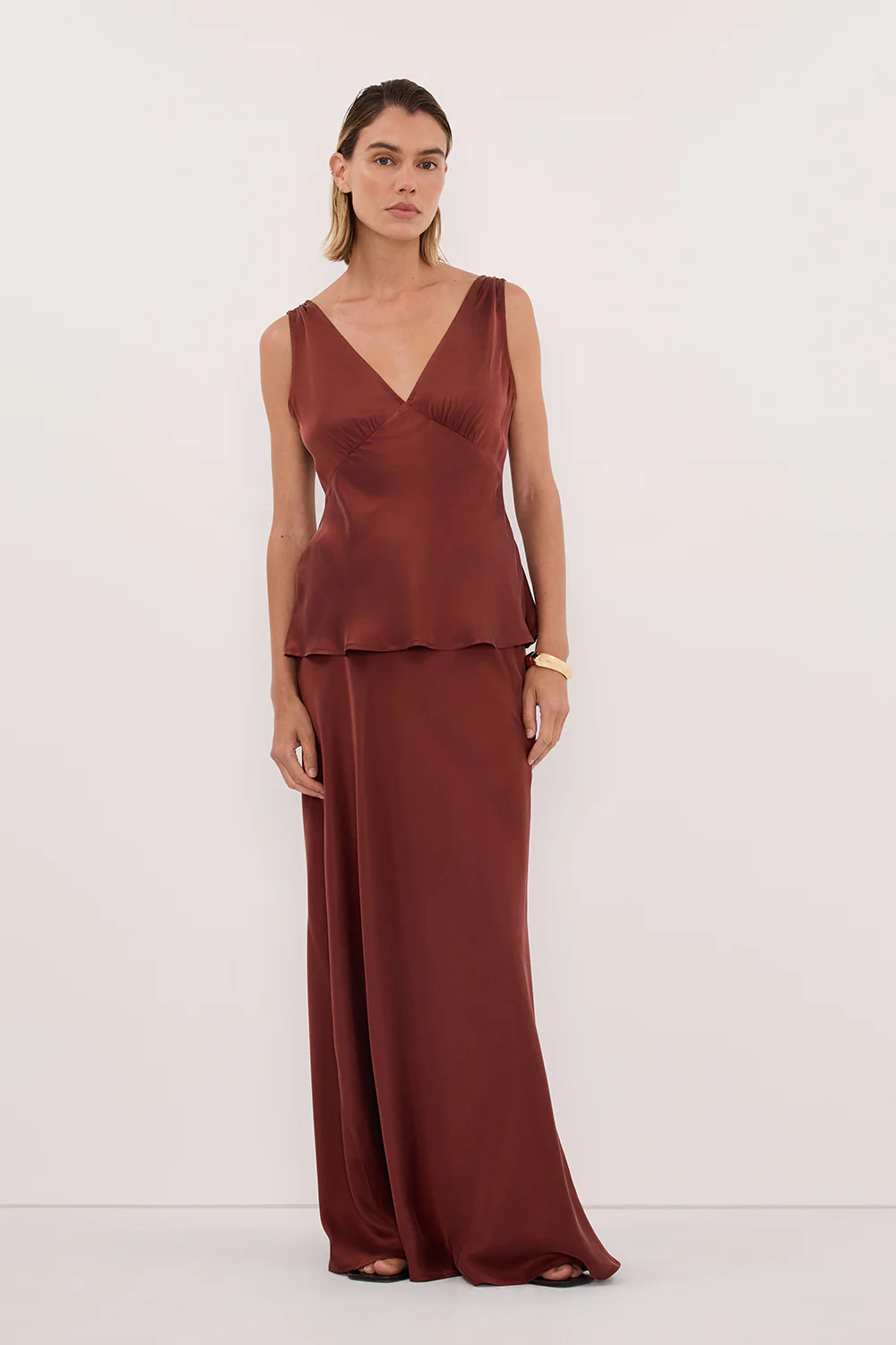 COLETTE SAHARA SILK MAXI SKIRT