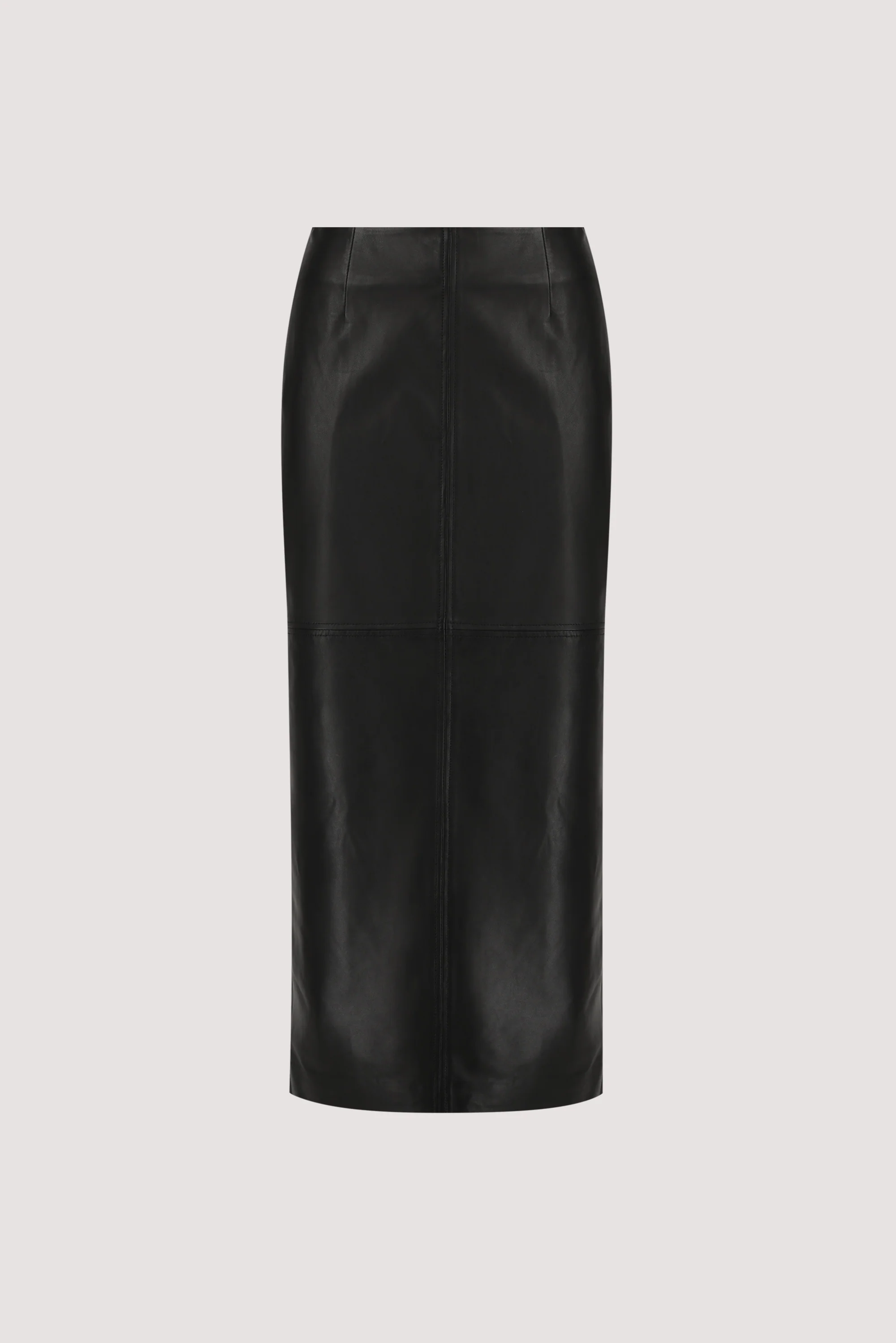COOPER BLACK LEATHER MIDI SKIRT - Image 9