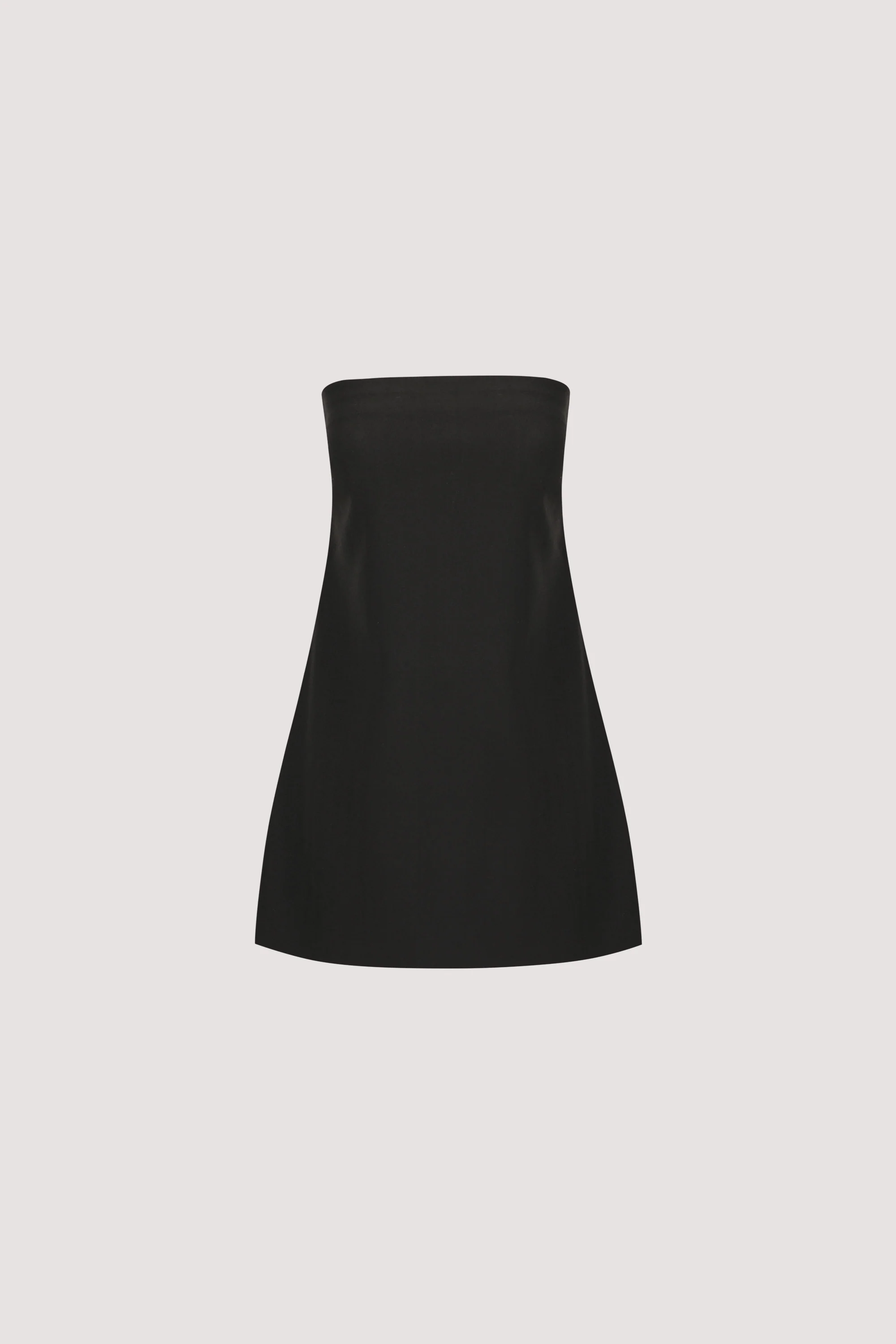 CYRUS BLACK STRAPLESS TUNIC TOP - Image 6