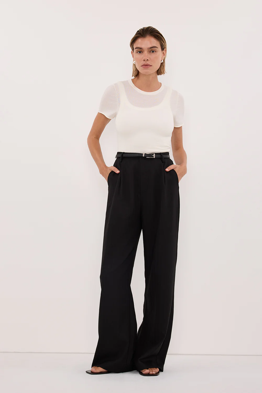 CYRUS BLACK TAILORED PANT