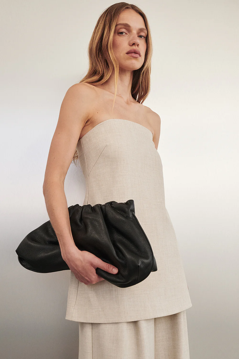 CYRUS NATURAL STRAPLESS TUNIC TOP - Image 2