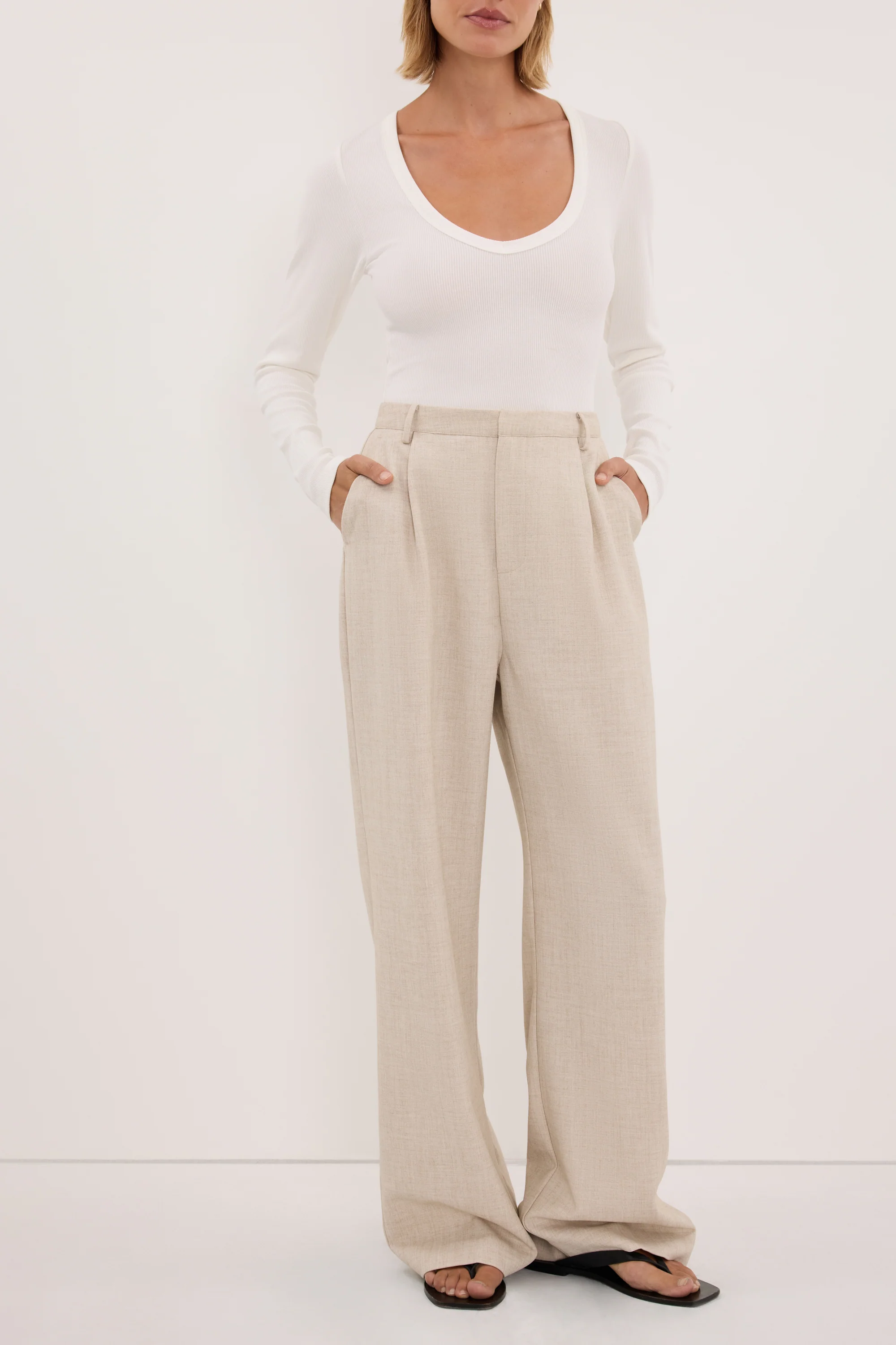 CYRUS NATURAL TAILORED PANT - Image 3