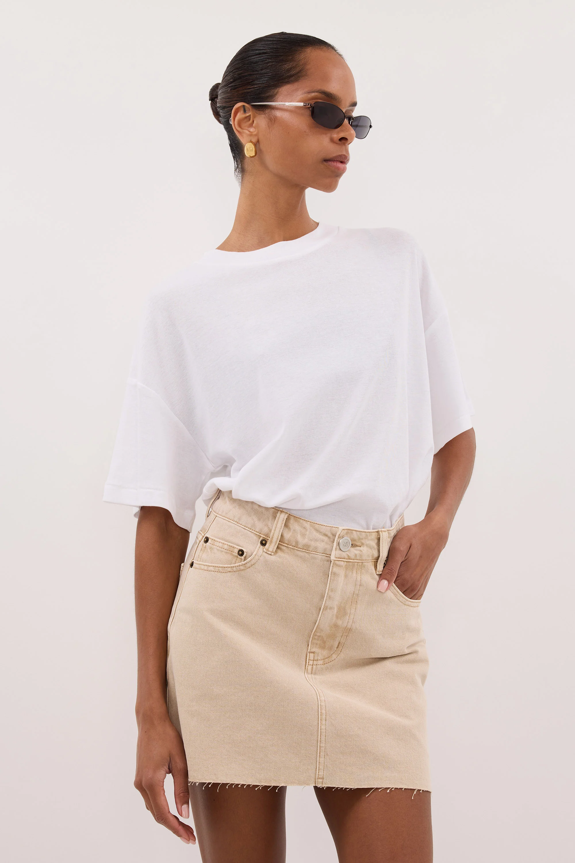 DANA BUFF DENIM SKIRT - Image 2
