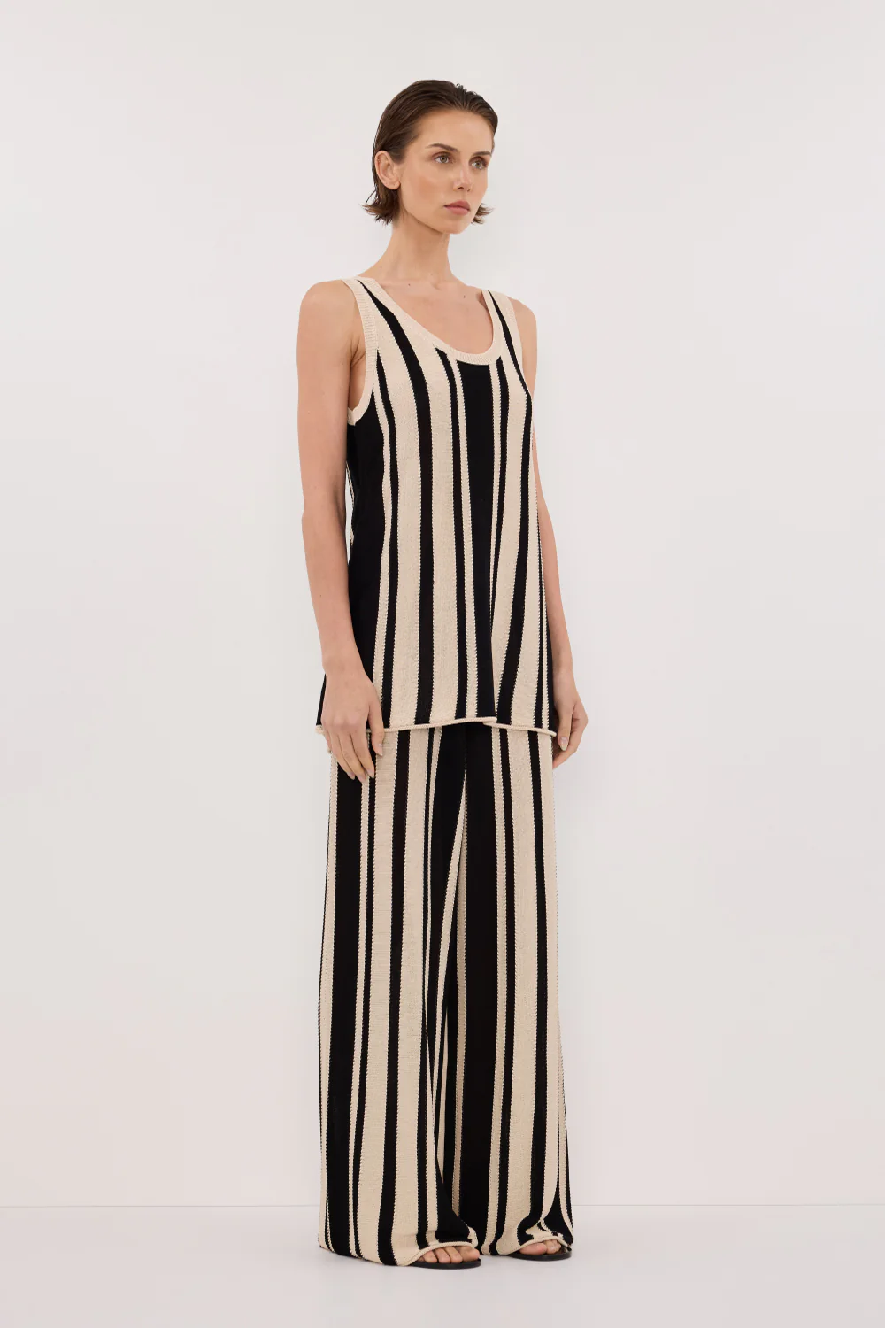 DELPHI STRIPE LONGLINE KNIT TUNIC - Image 3