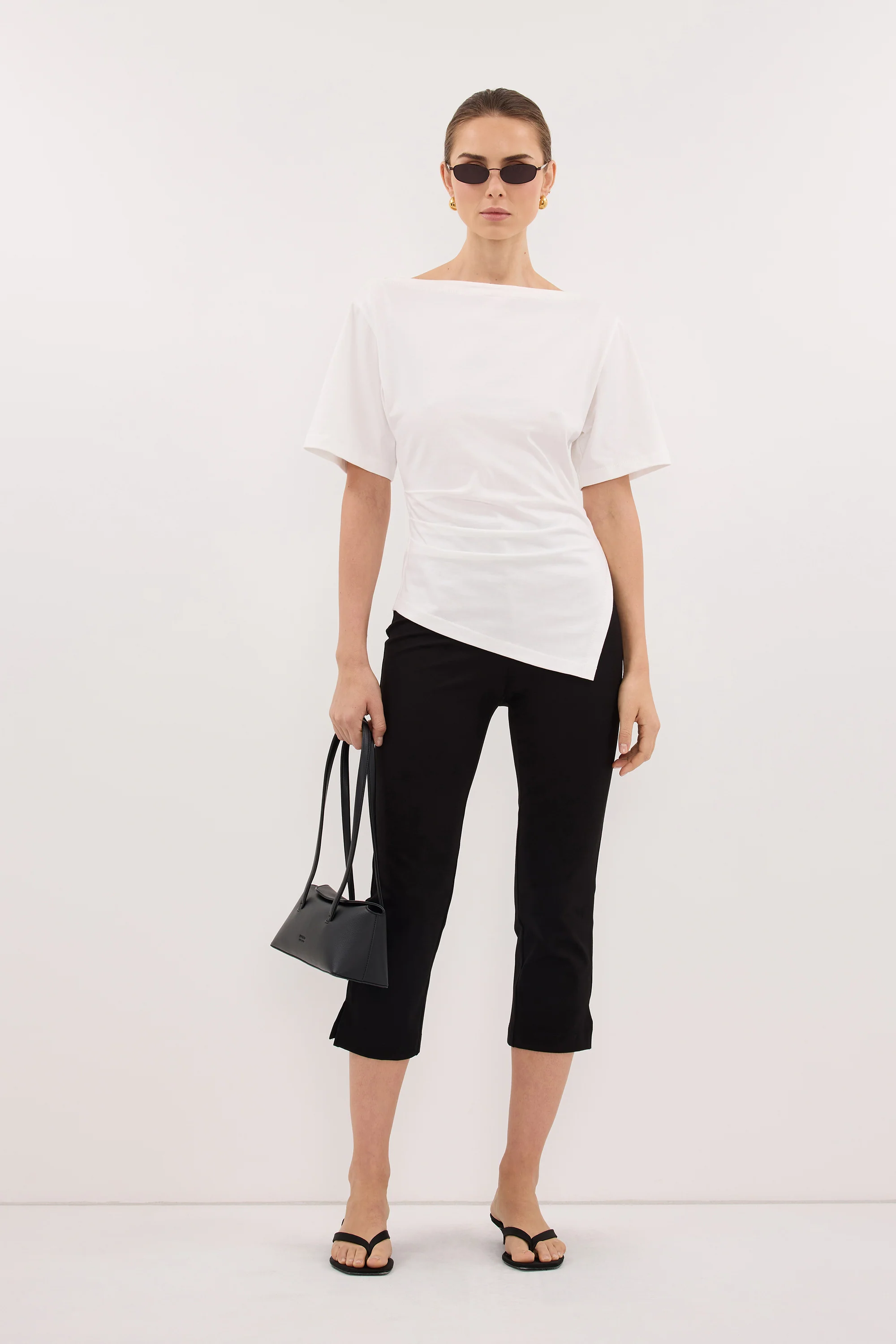 DEMI BLACK 7/8 CAPRI PANT - Image 3