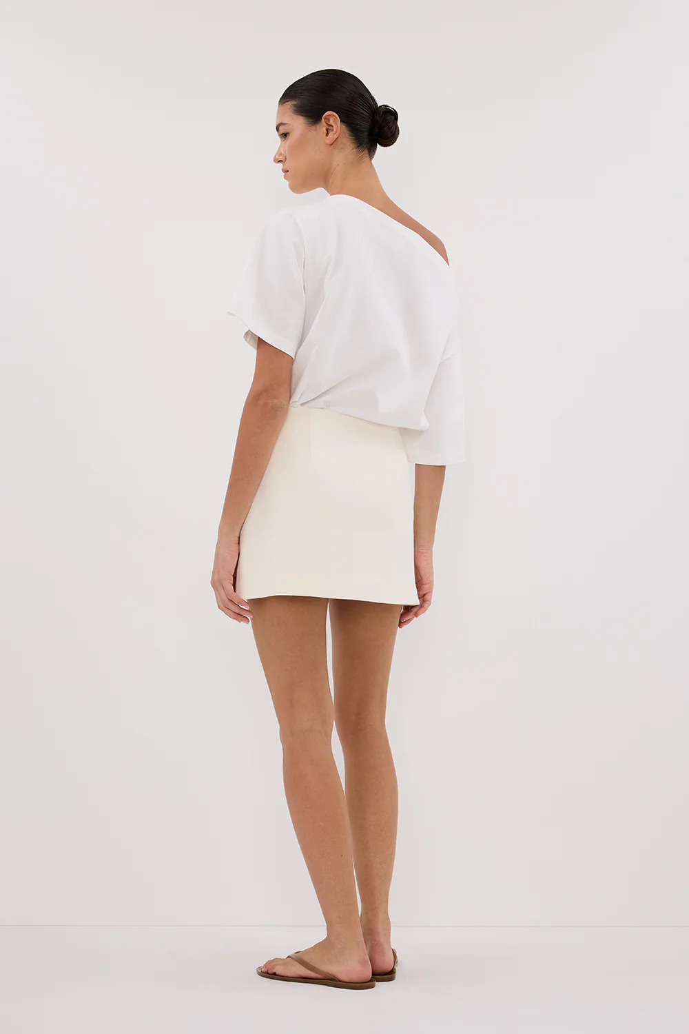 DEMI CREAM TAILORED SKORT - Image 5