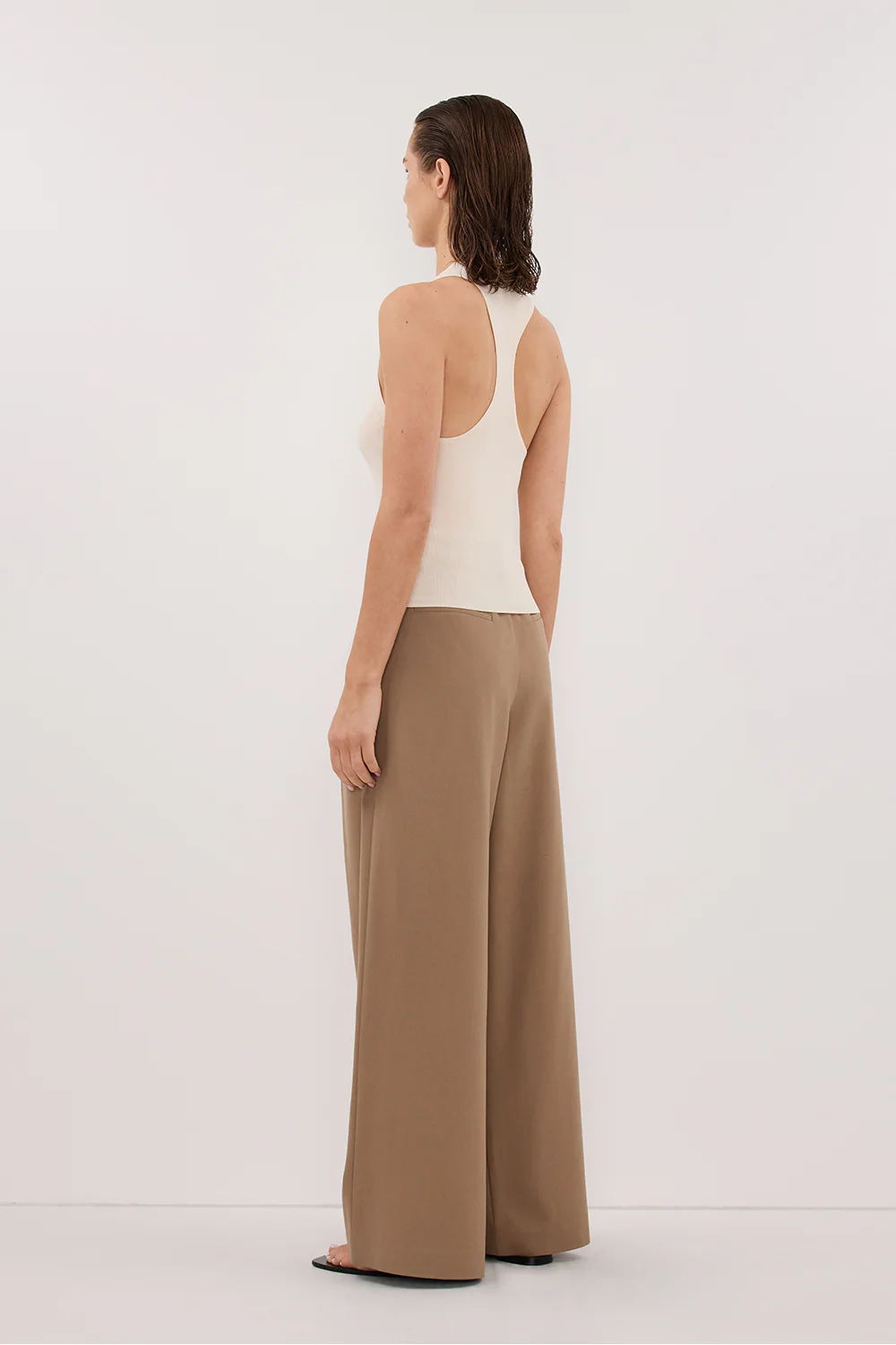 DEVIN CREAM RACER KNIT TANK - Image 4