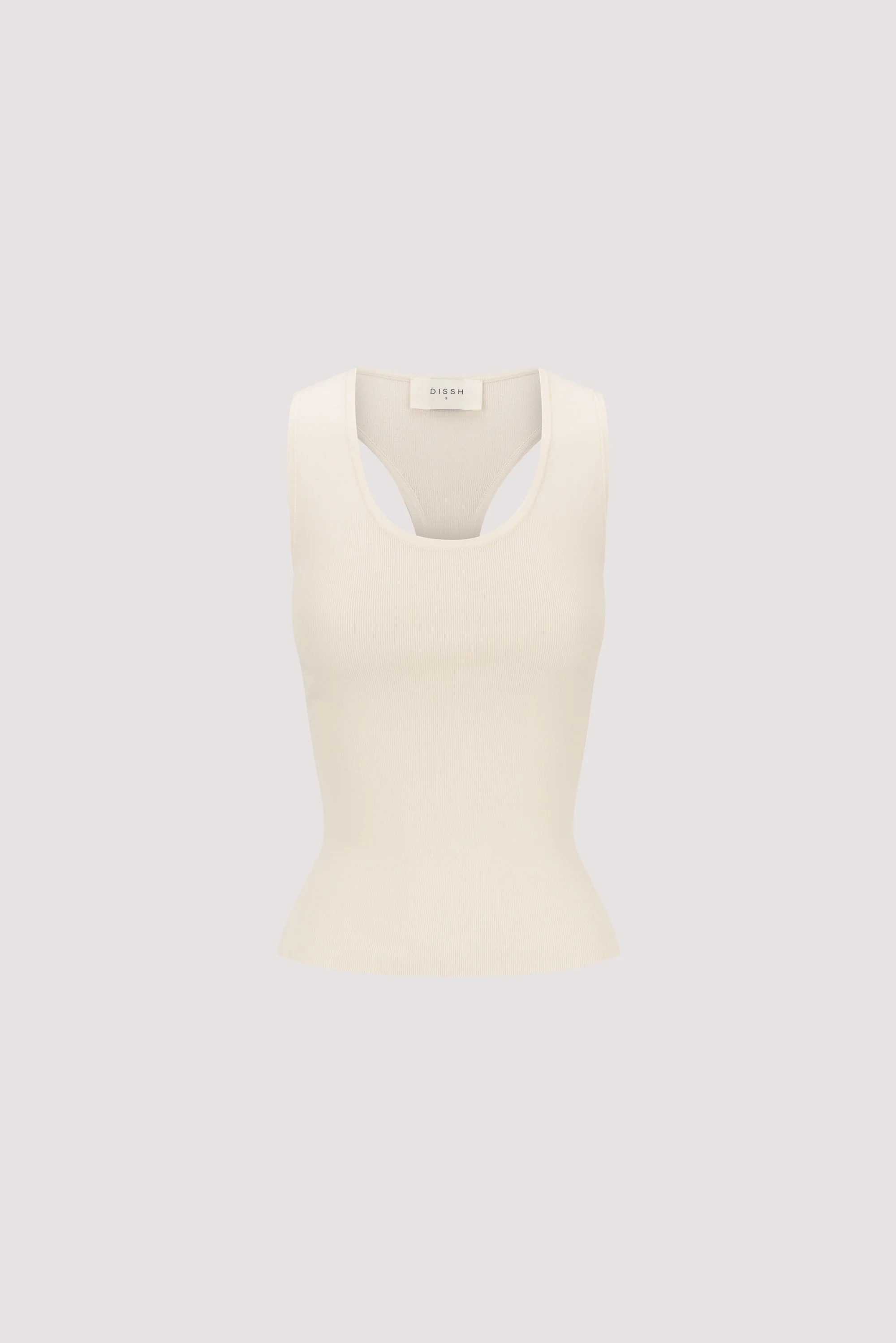 DEVIN CREAM RACER KNIT TANK - Image 6