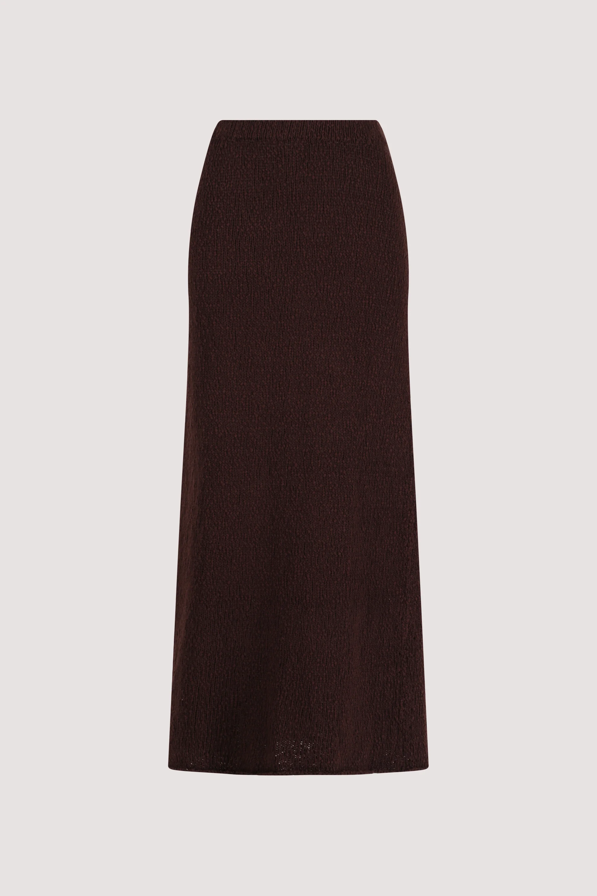 DINA CHOC KNIT MIDI SKIRT - Image 8